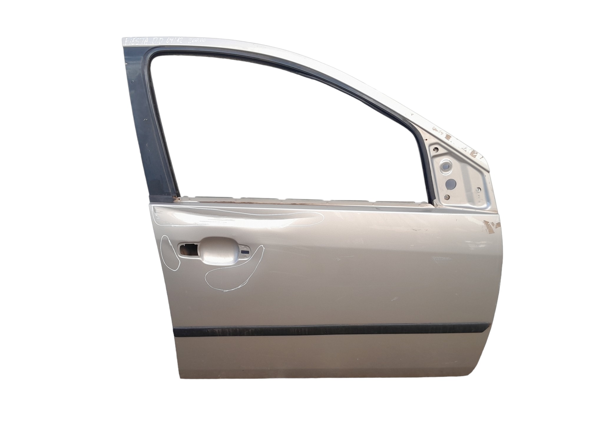 Porta Dianteira Direita Ford Fiesta 2004 A 2012 C/avaria Dianteira Direito Prata 1