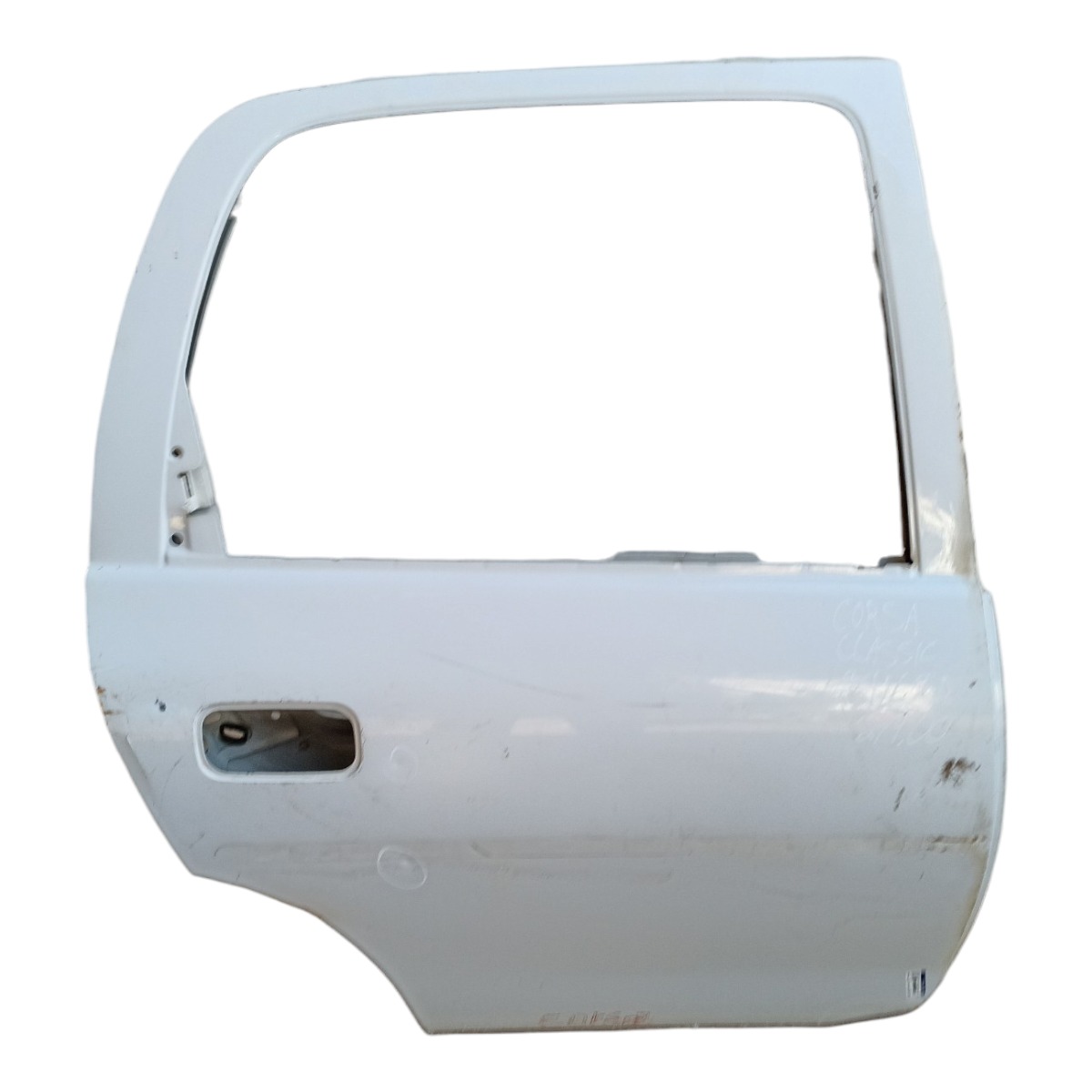 Porta Traseira Direta. Chevrolet Corsa Classic 96/16 Avarias Traseira Direito Branco