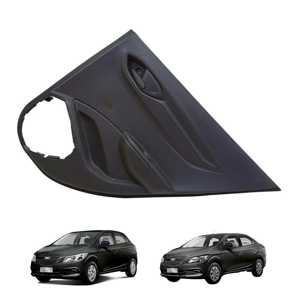 Forro Porta Traseira Direita Onix Prisma 2012 2013 A 2019 Preto