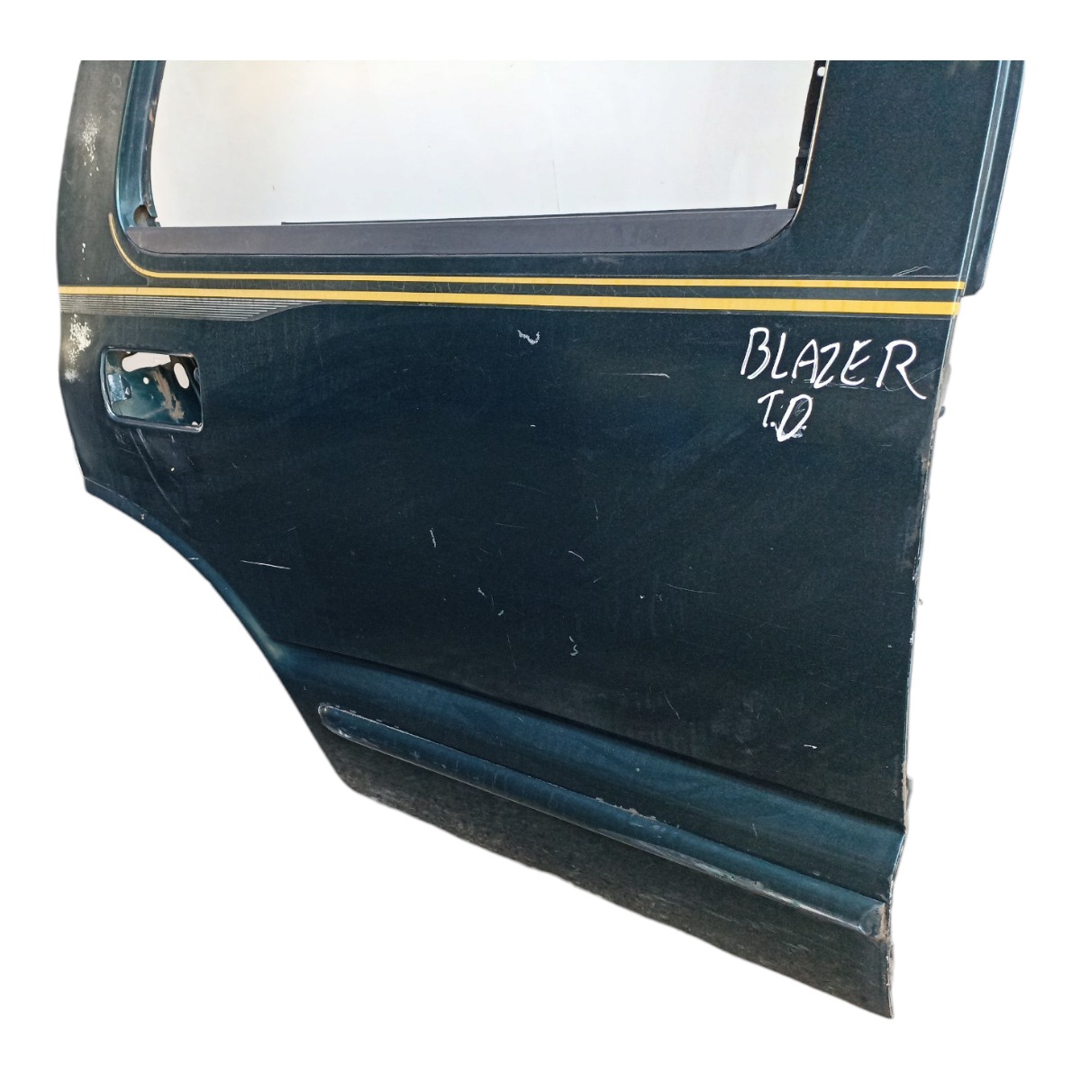 Porta Traseira Direita Chevrolet Blazer 1995 A 2000 Original Traseira Direito Verde 2