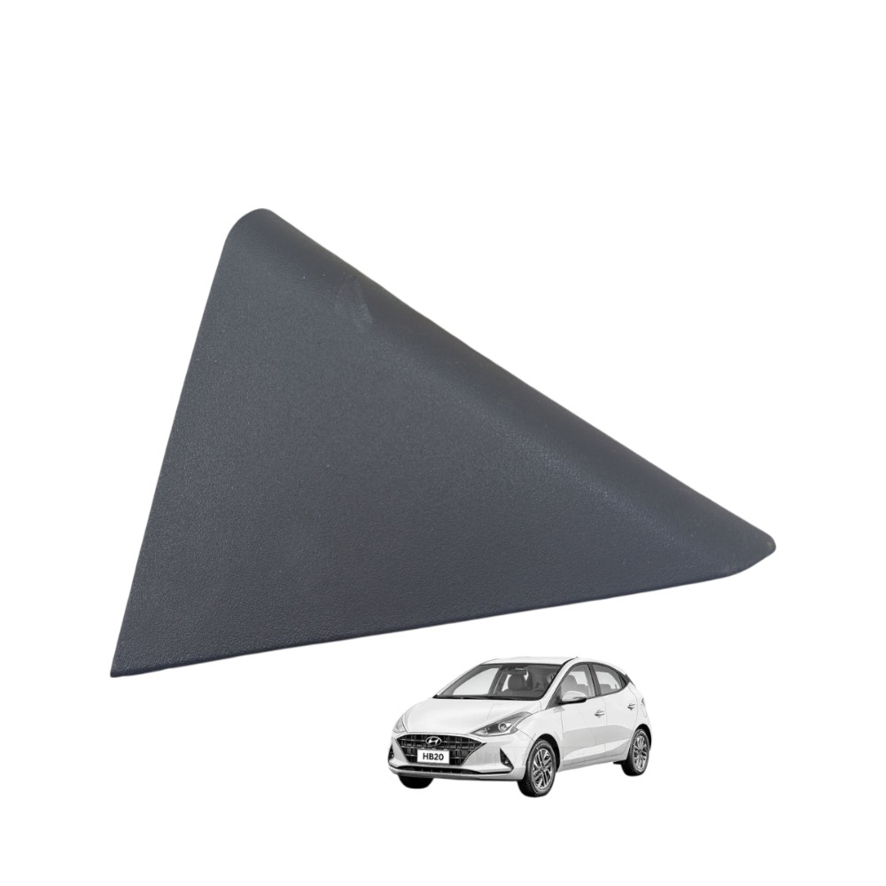 Acabamento Moldura Porta Tras Direita Hb20 Hatch 2020 A 2022 Preto