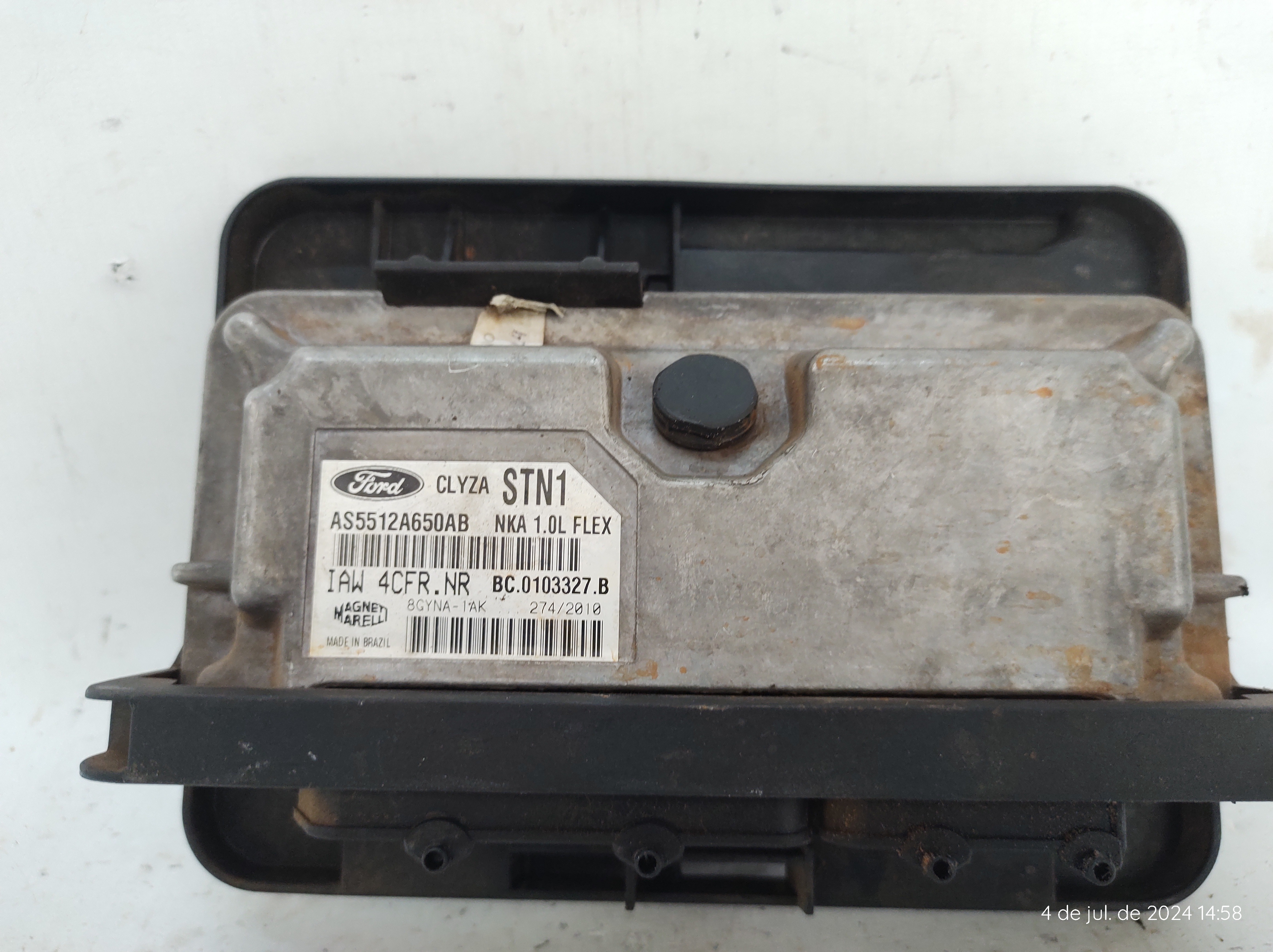 Kit Módulo Injeção Ka 1.0 Basico 08 A 13 As5512a650ab Origin 2