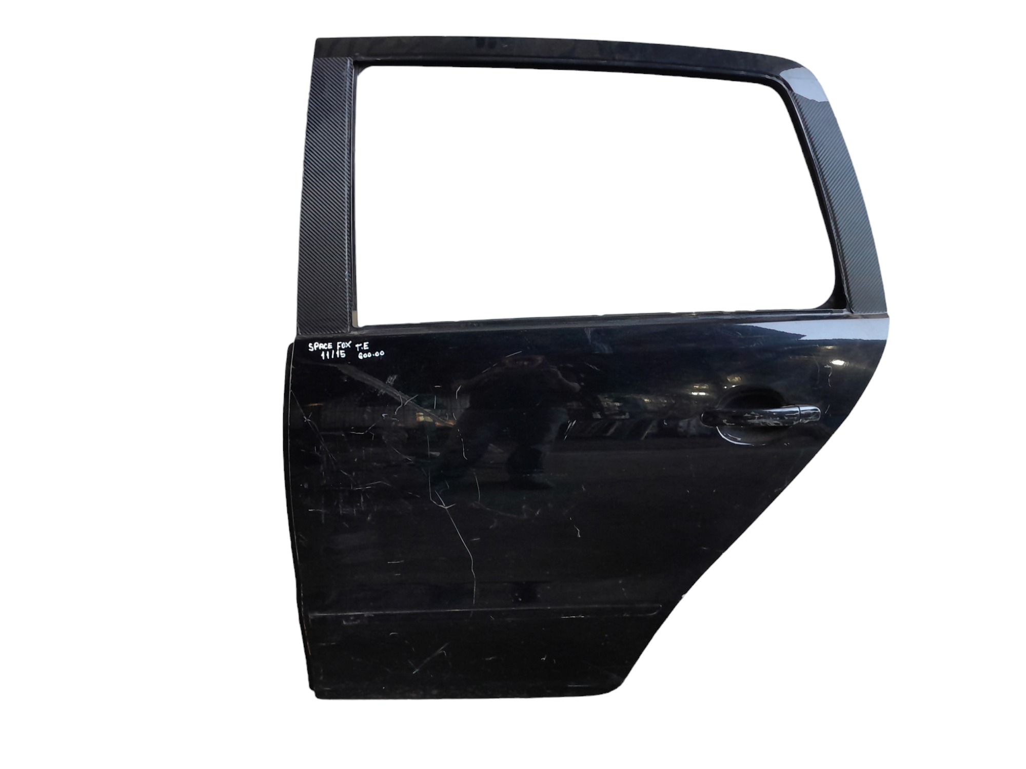 Porta Traseira Esquerda Volkswagen Spacefox 2011/2015 Traseira Esquerdo Preto