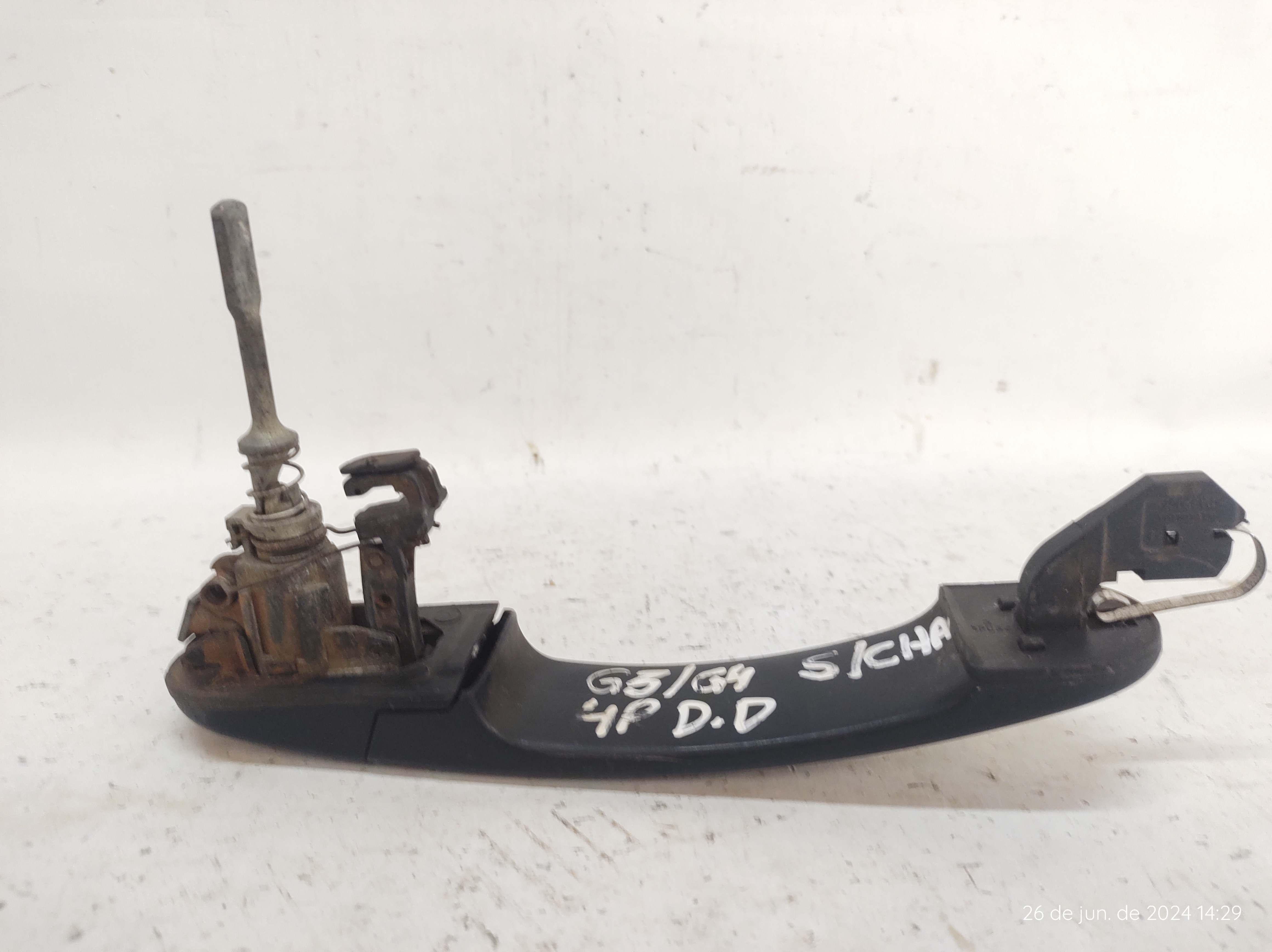 Maçaneta Ext Dianteira Direita S Chave Gol 00 A 09 G3 G4  Preto Dianteira 2