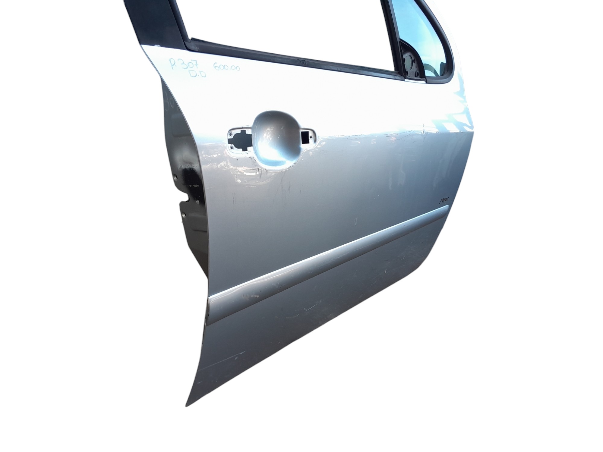 Porta Dianteira Direita Peugeot 307 Bom Estado Original  Dianteira Direito Prata 4