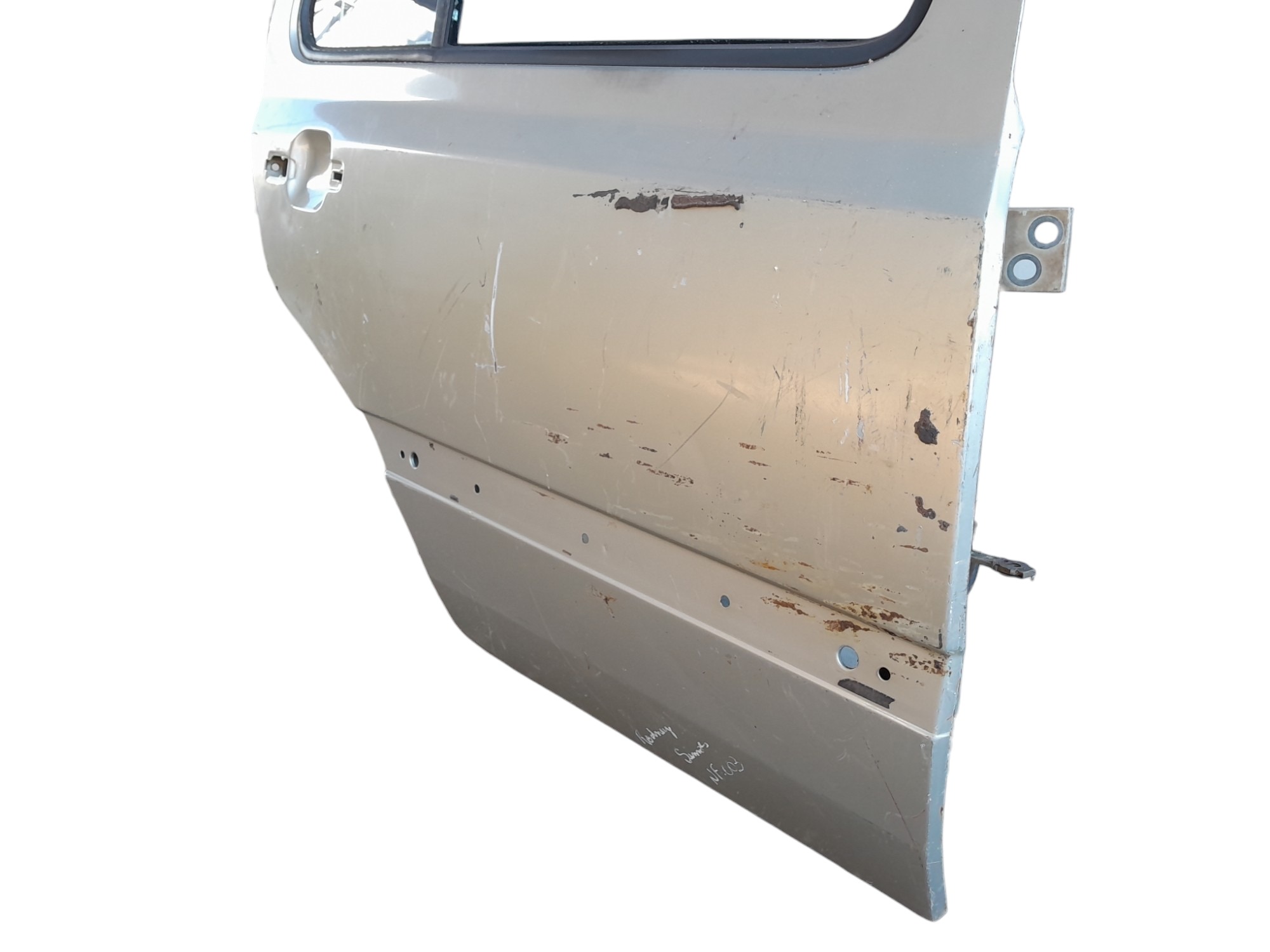 Porta Traseira Direita Volkswagen Golf Mexicano 95/98 Traseira Direito Prata 4