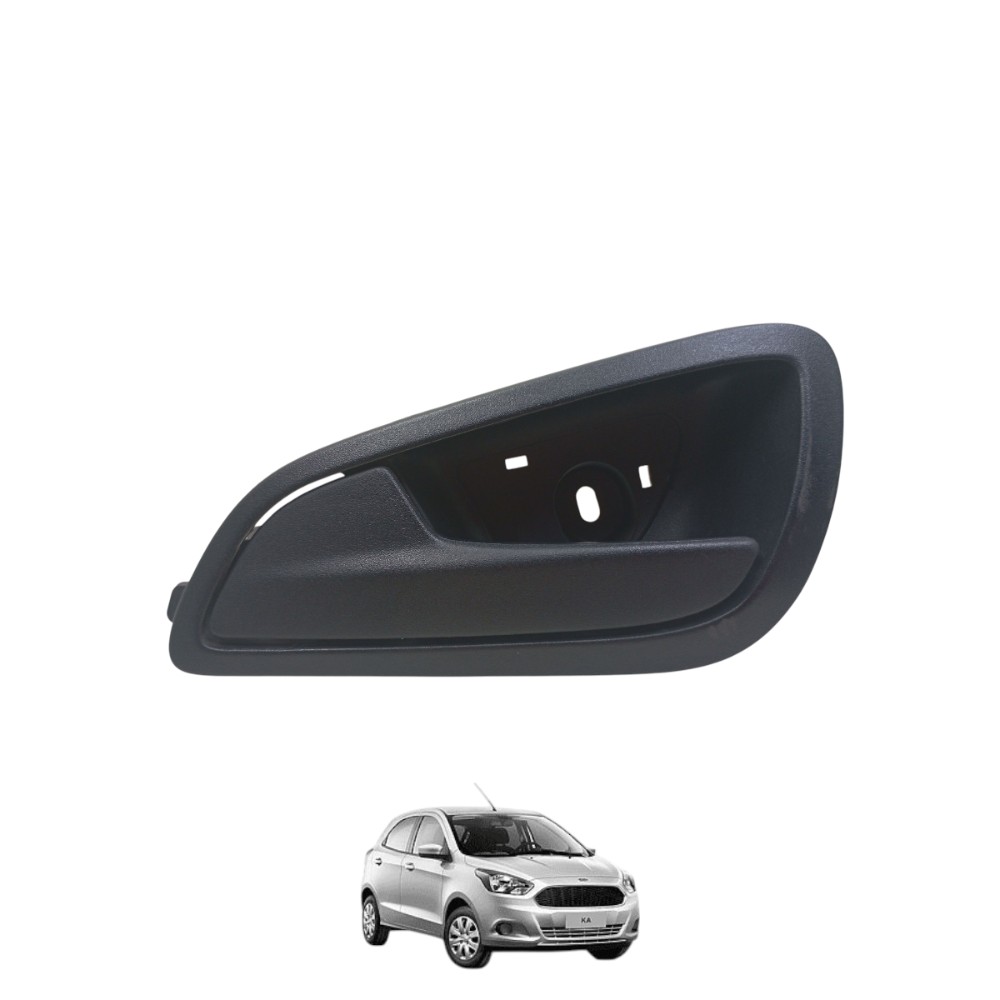 Maçaneta Ford Ka Tras Esq 2014 2015 2016 2017 2018 A 2021 Preto Traseira
