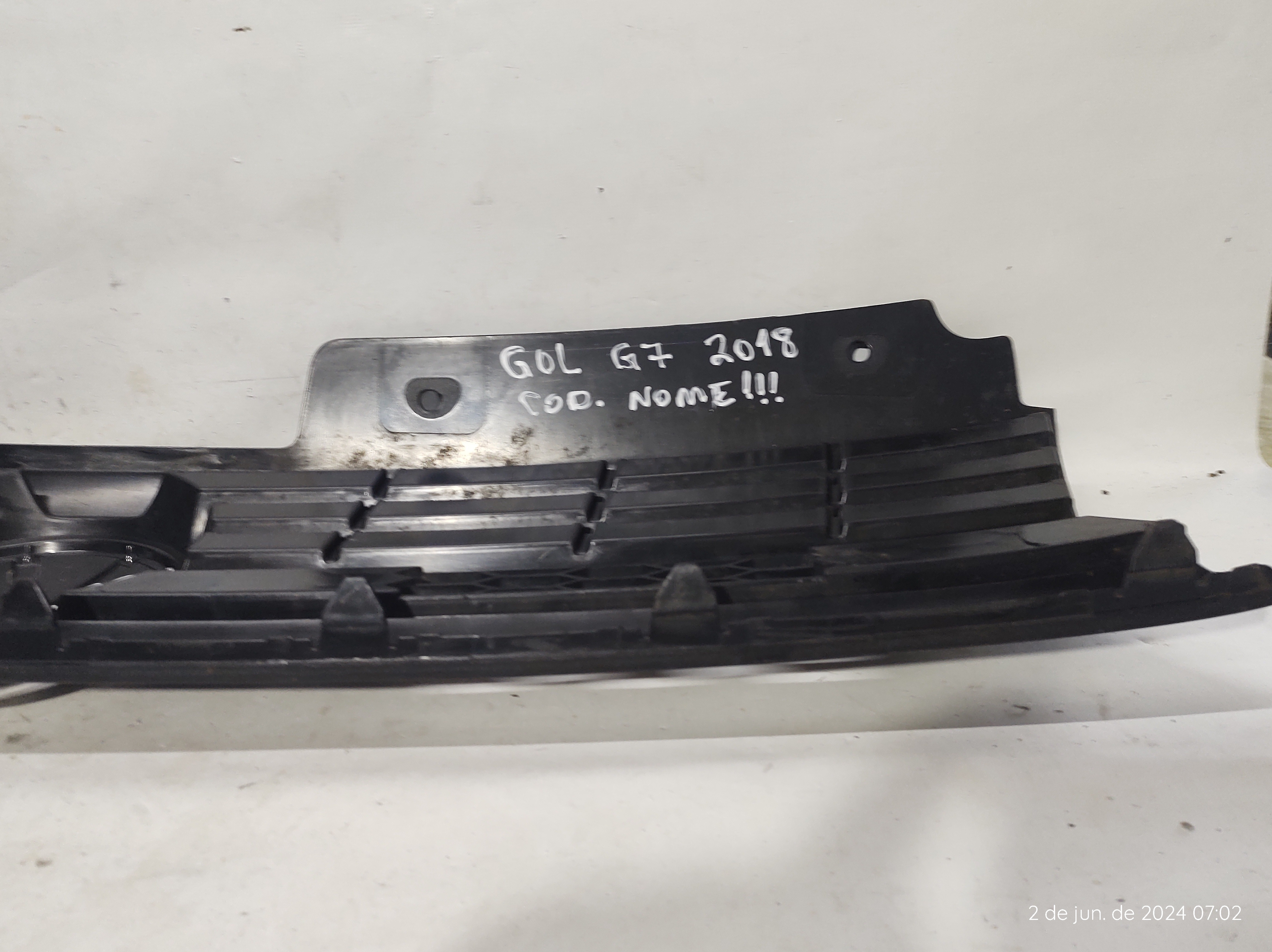 Grade Dianteira Gol Saveiro Voyage G7 2018 5u0853653e Preto Plástico 8