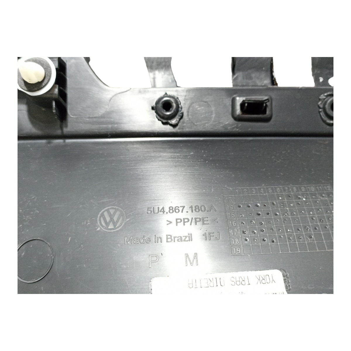 Forro De Porta Traseiro Direito Gol Voyage G7 G8 Vidro Manu Preto 5