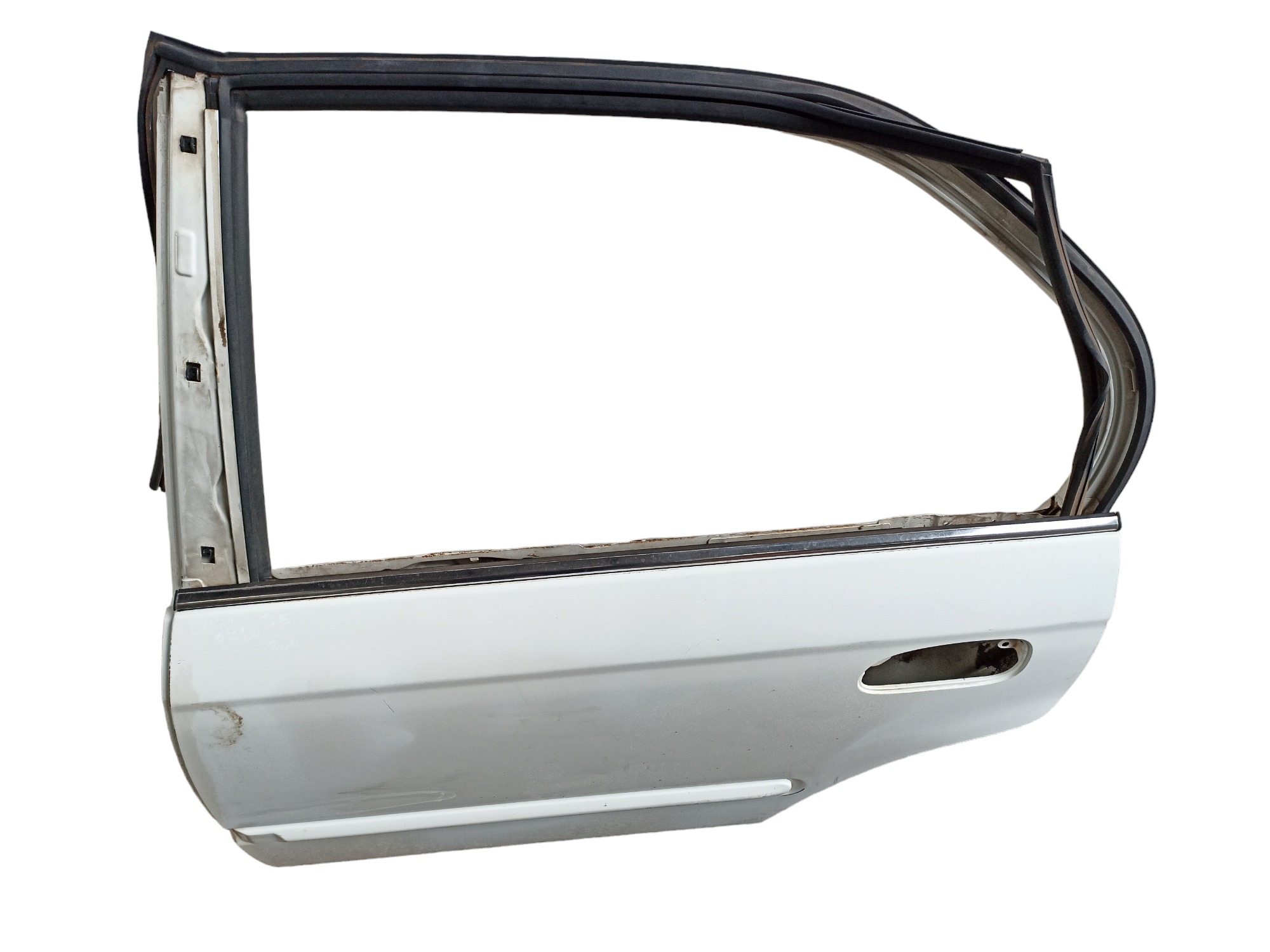 Porta Traseira Esquerda Honda Civic 1997 A 2000  Traseira Esquerdo Branco 4