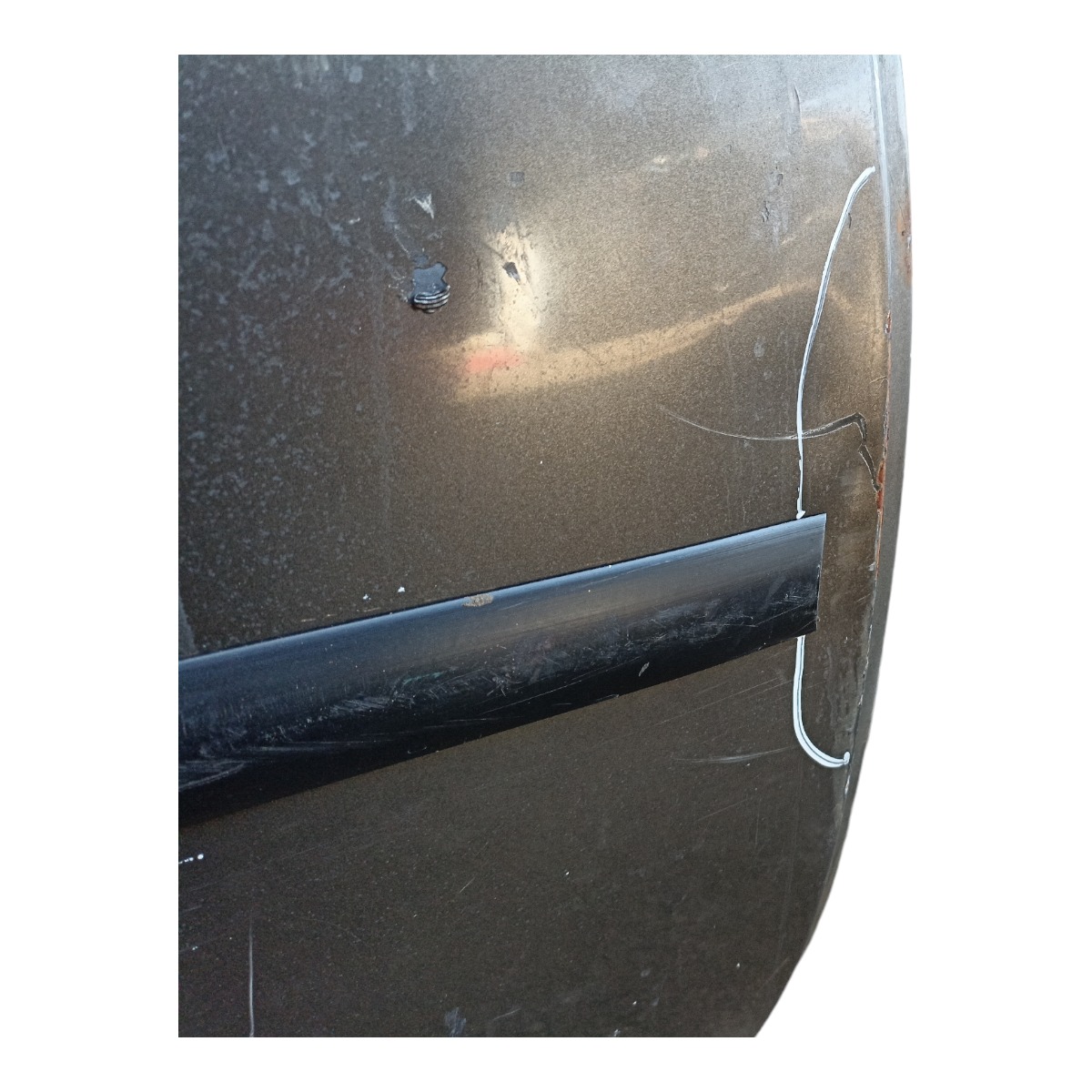 Porta Traseira Direita Ford Fiesta 1996 A 2003 Detalhe Traseira Direito Prata 2