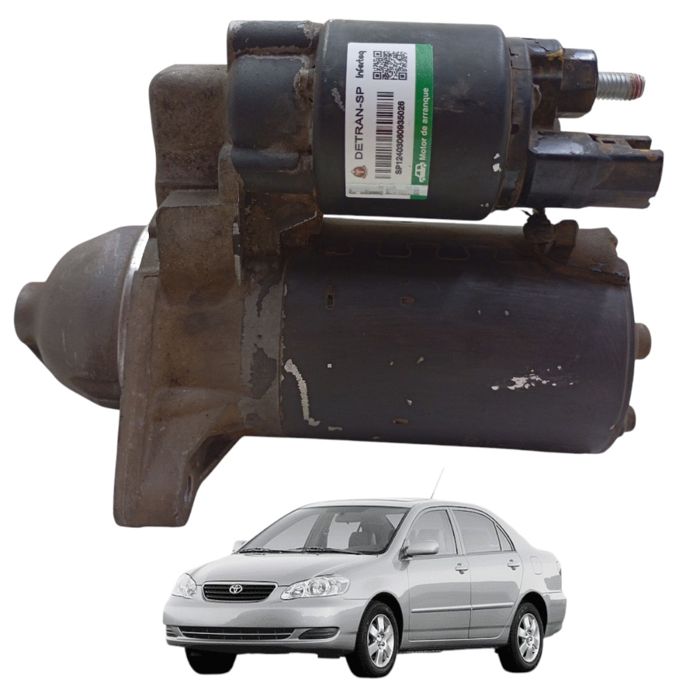 Motor Partida Arranque Corolla 1.8 Automático 2003 A 2008