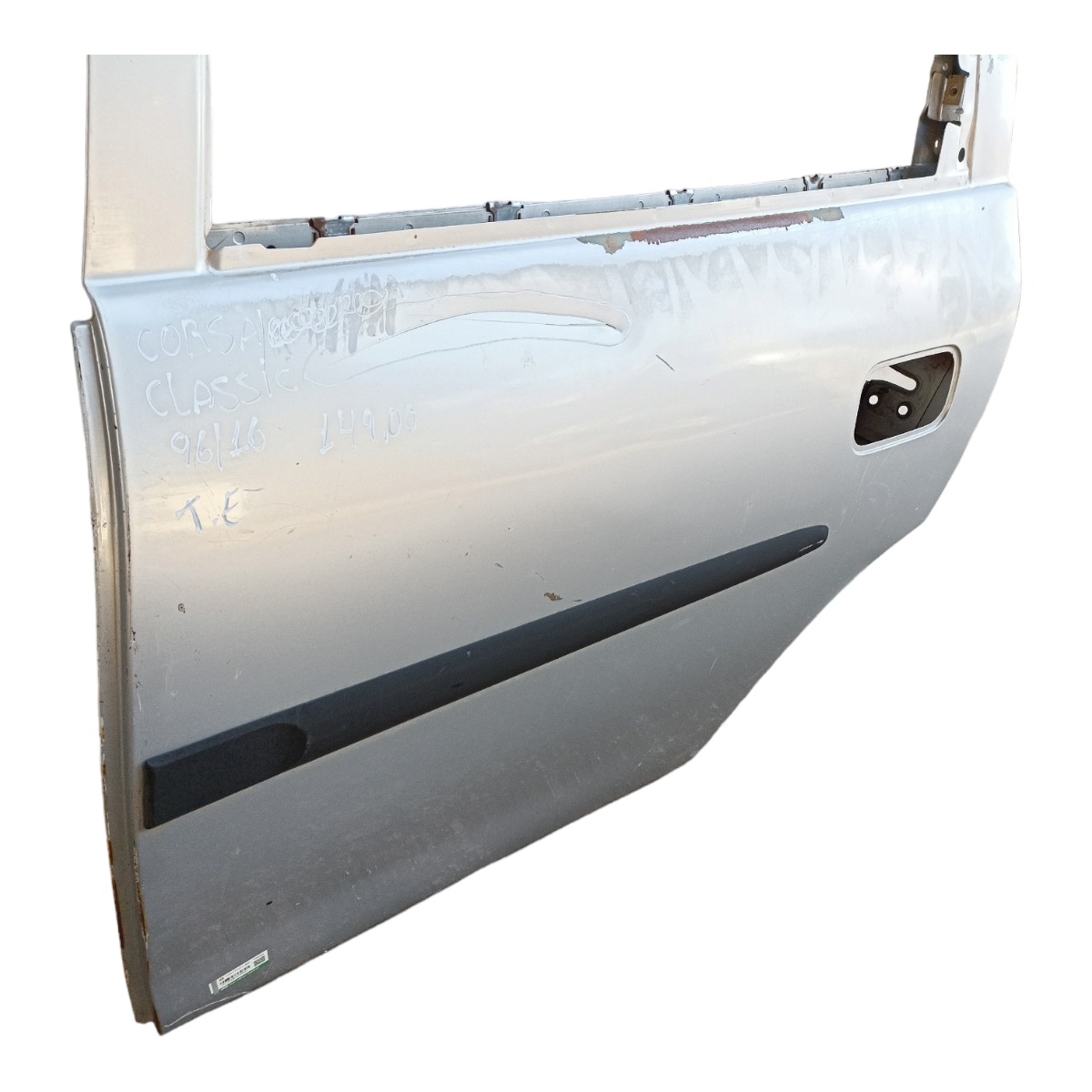 Porta Traseira Esquerda Chevrolet Corsa Classic 96/16 Avaria Traseira Esquerda Prata 2