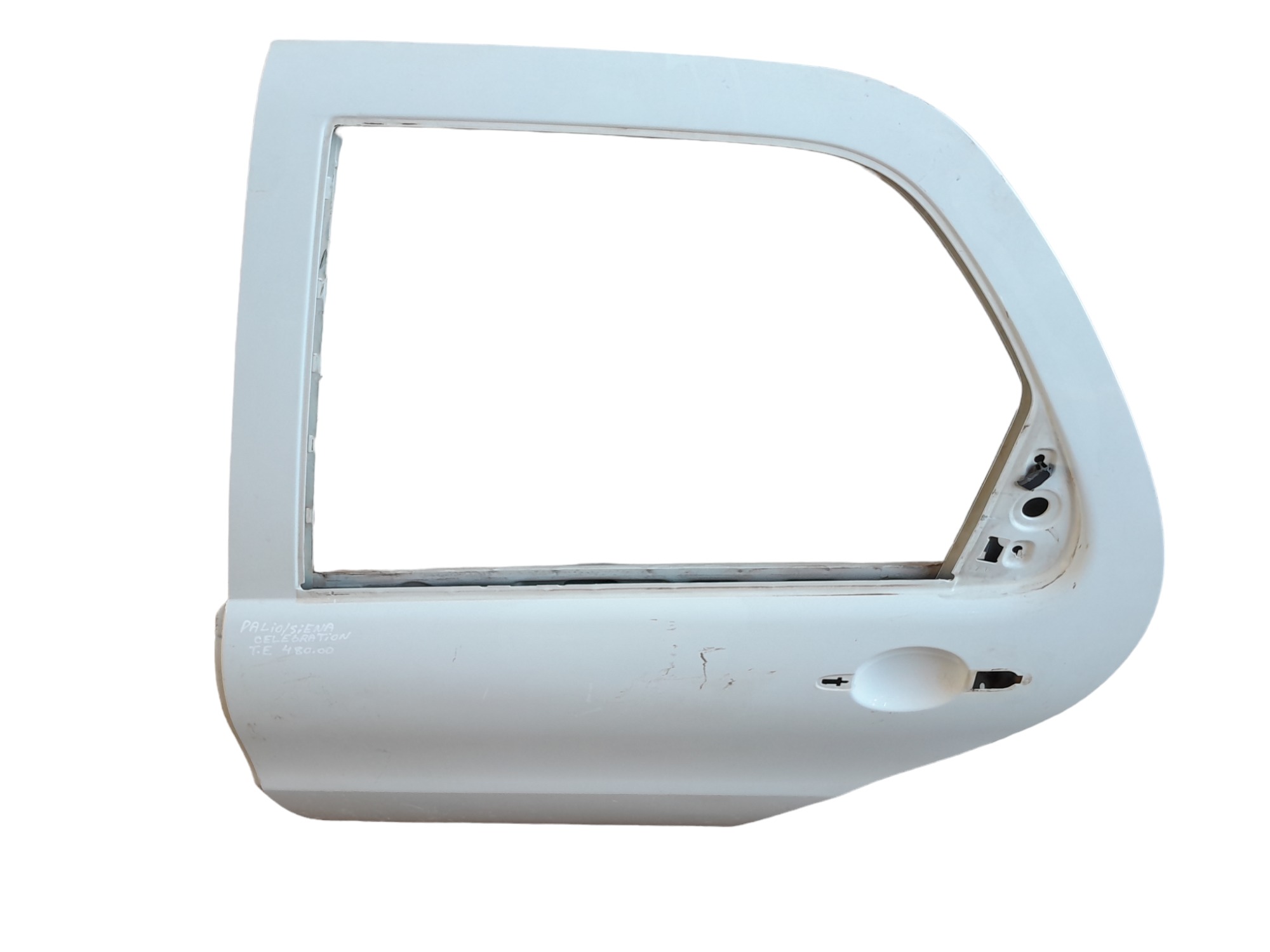 Porta Traseira Esquerda Fiat Siena Palio Celebration  Traseira Esquerdo Branco 3