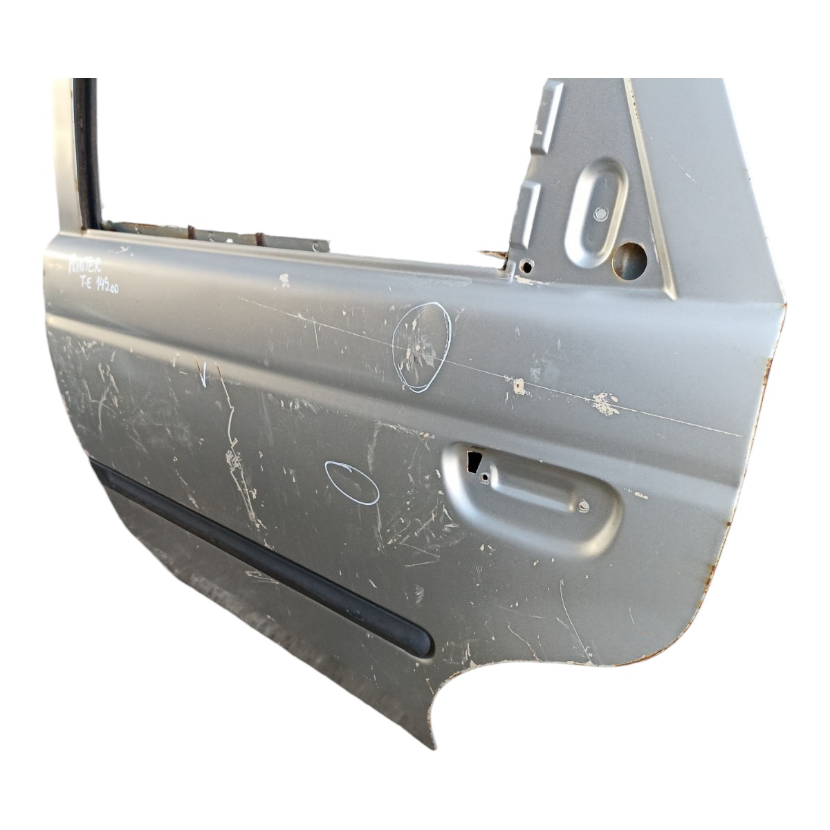 Porta Traseira Esquerda Ford Pointer Todos Com Detalhes Traseira Esquerda Prata 3