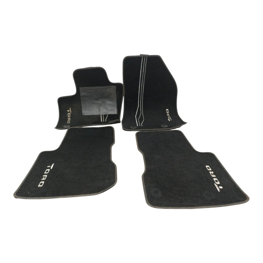 Tapete Interno Fiat Toro 2016 2017 2018 2019 2020 2021 Preto 1
