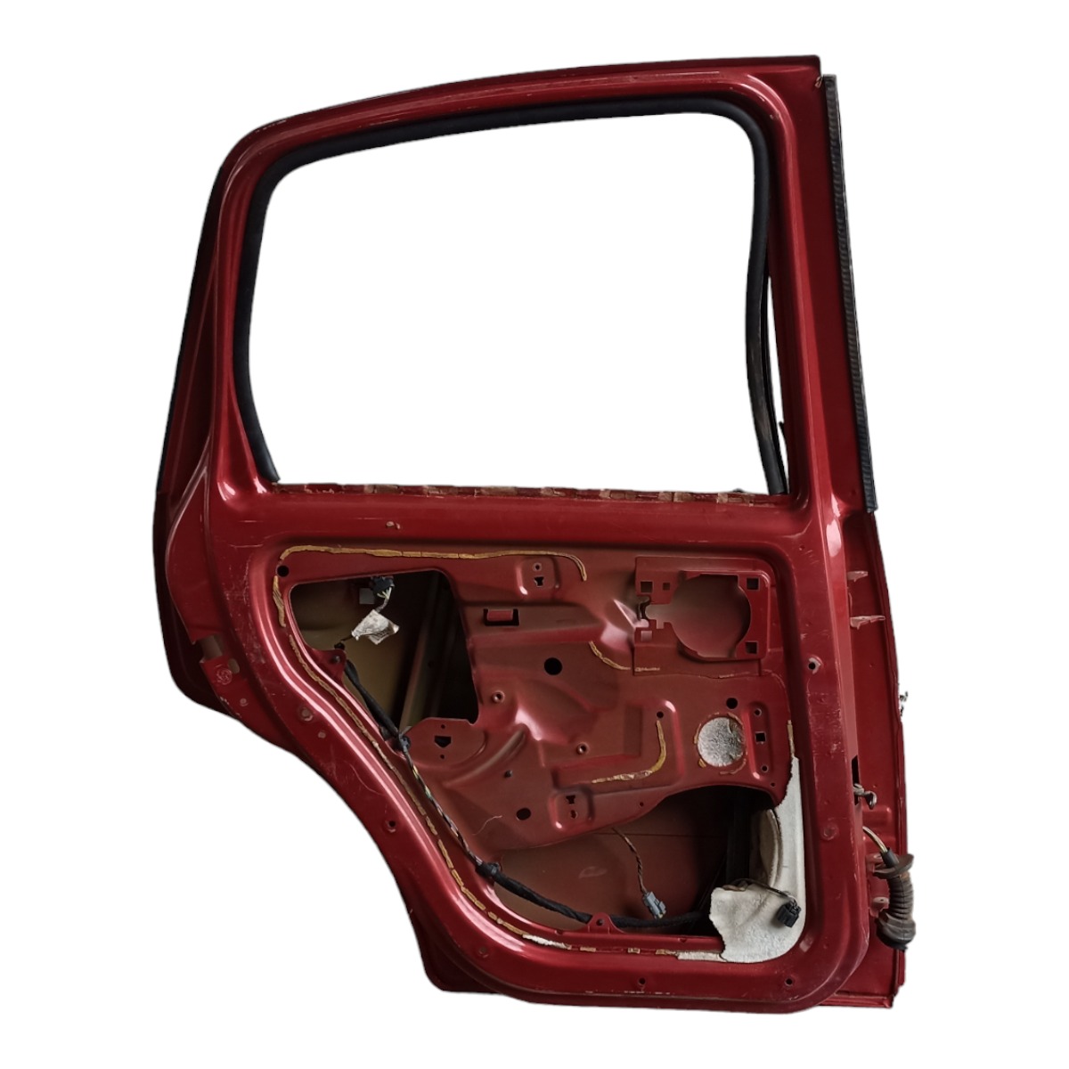 Porta Traseira Esquerda Citroen C3 2003 A 2012 Traseira Esquerdo Vermelho 5