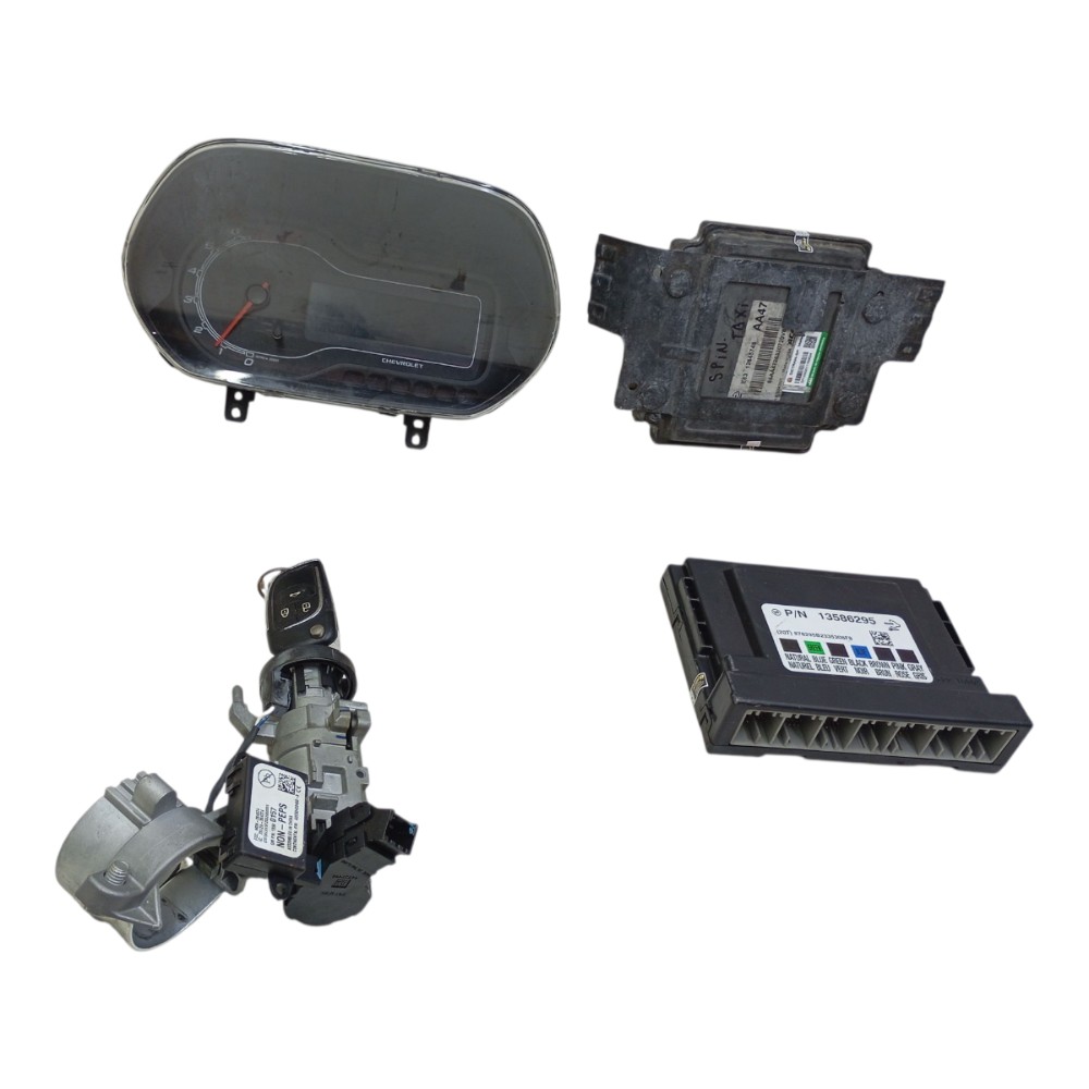 Kit Code Módulo Injeção Spin 1.8 2014 12645748 Original