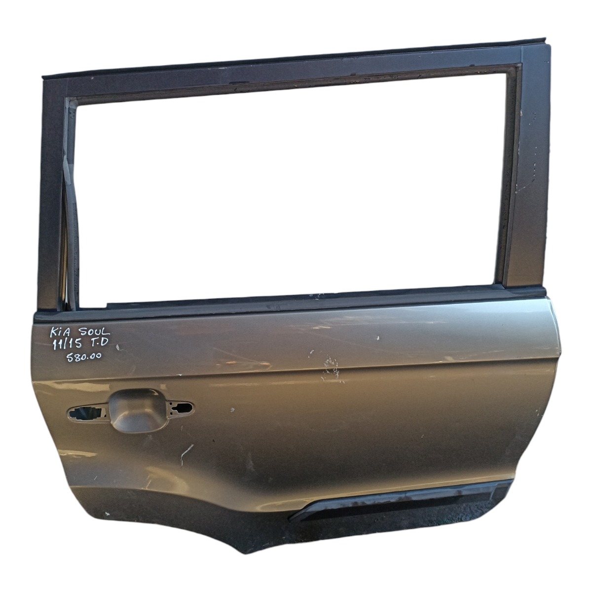 Porta Traseira Direita Kia Soul 2011 2012 2013 2014 2015 Traseira Direito Cinza 4