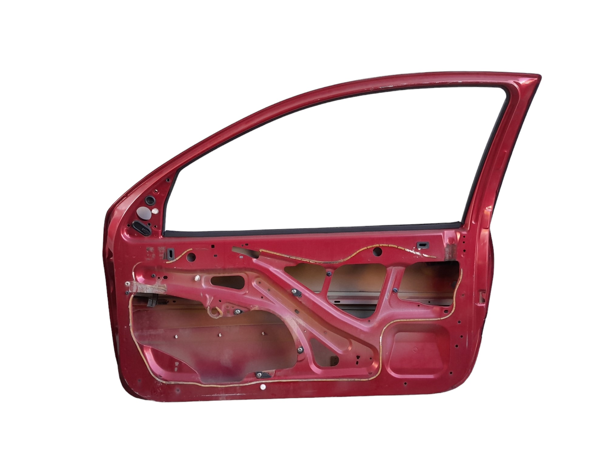 Porta Lado Direito Peugeot 206 207 2 Portas Original  Dianteira Direito Vermelho 4