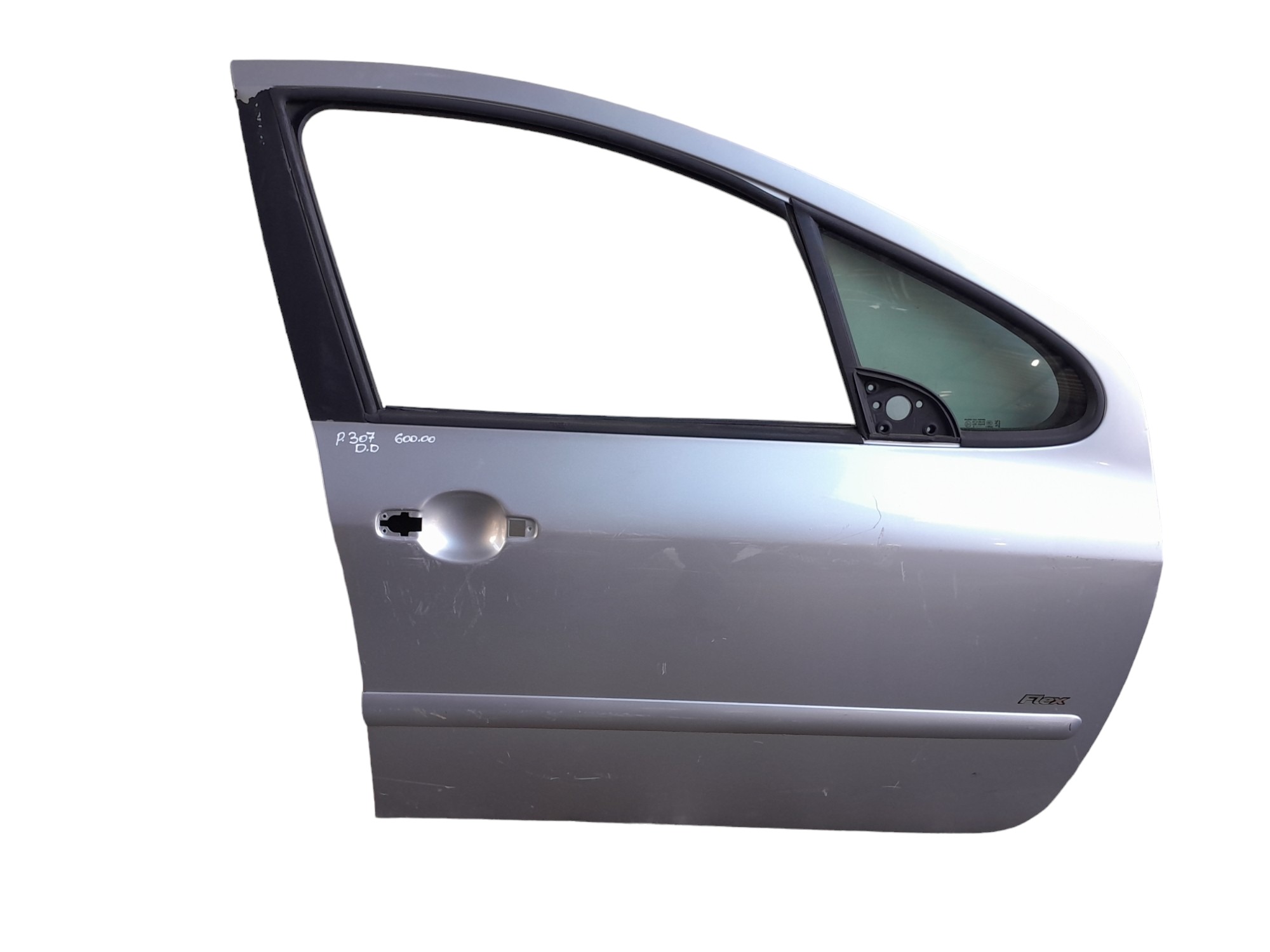 Porta Dianteira Direita Peugeot 307 Bom Estado Original  Dianteira Direito Prata 1