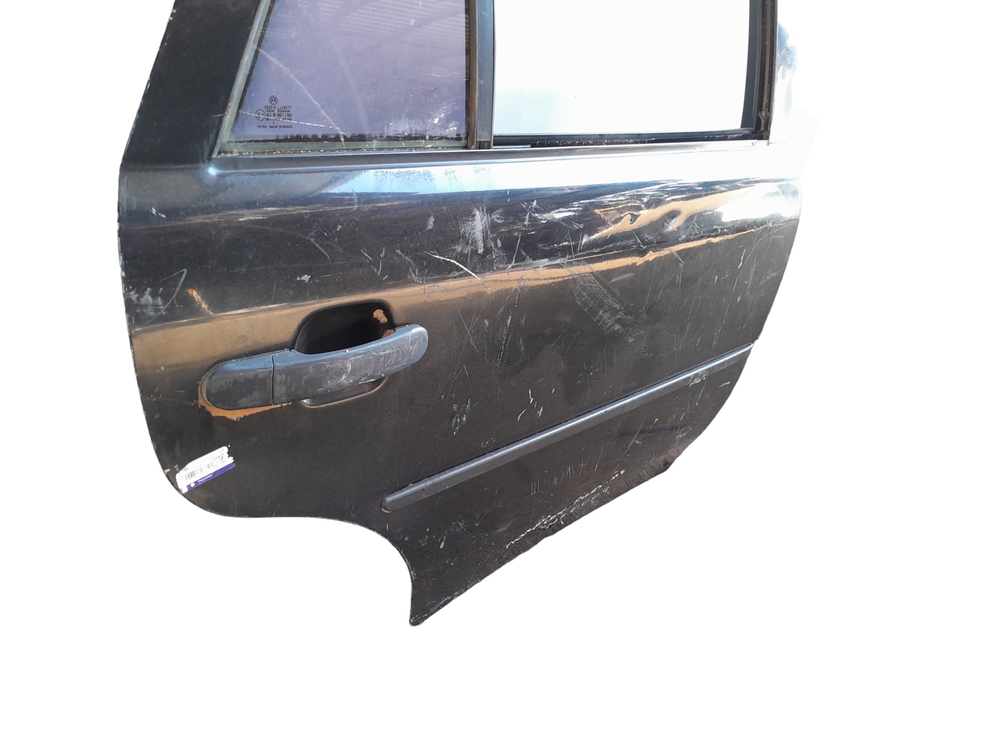Porta Traseira Direita Volkswagen Gol Parati G2 G3 96/05 Traseira Direito Preto 4