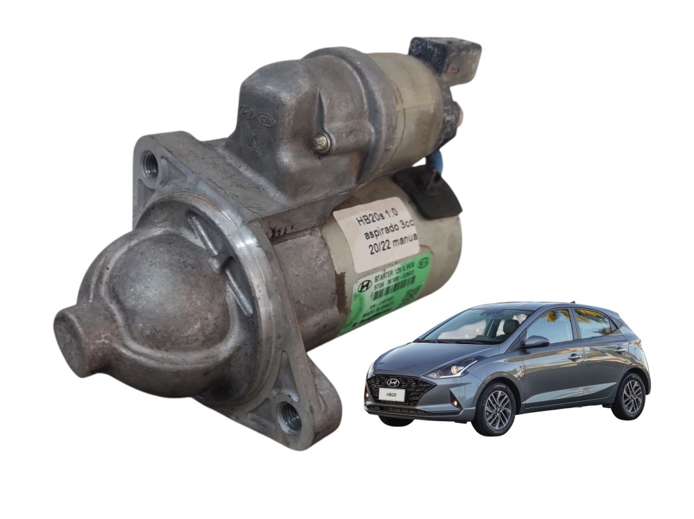 Motor Partida Hb20 1.0 3cc Manual Aspirado 2017 A 2022 1