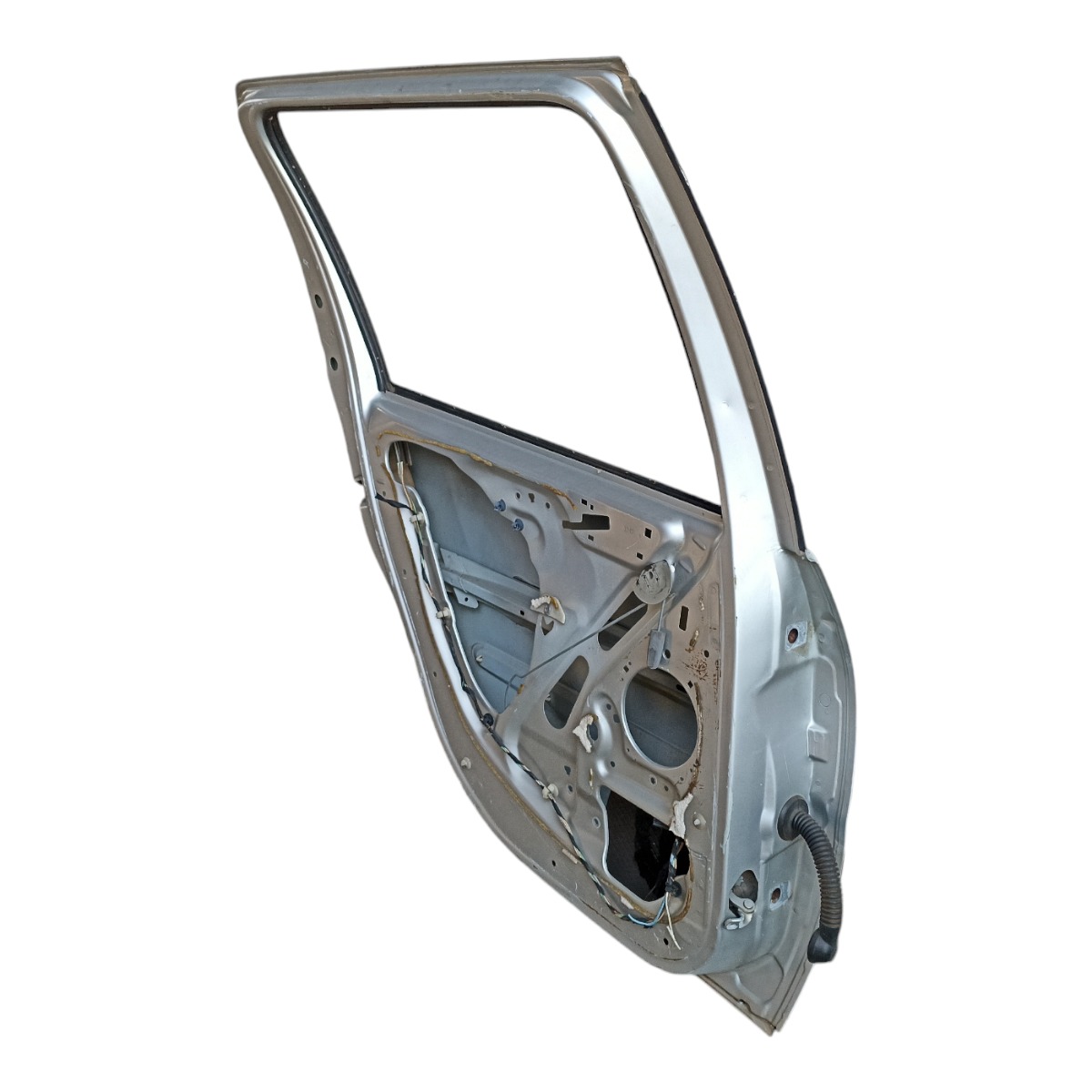 Porta Traseira Esquerda Peugeot 206 207 Sw Com Detalhe Traseira Esquerdo Prata 8