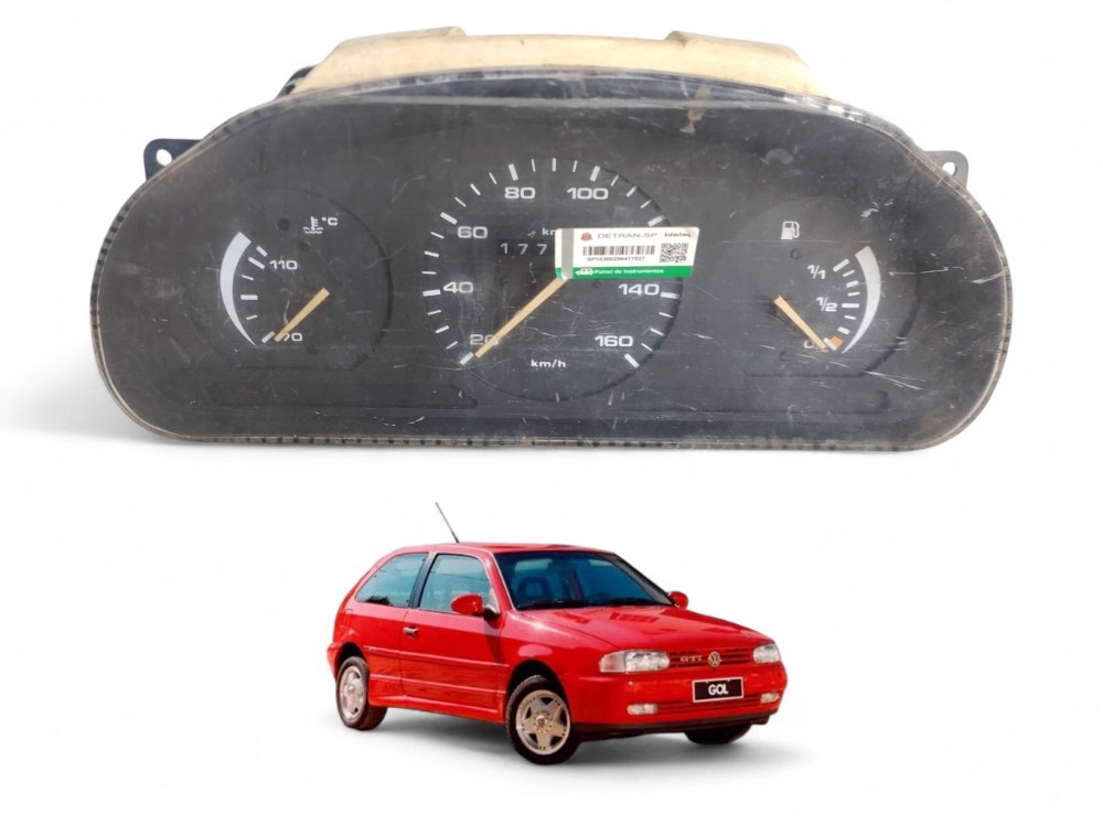 Painel Velocímetro Saveiro Parati Gol 1995 A 1999 Original  Preto