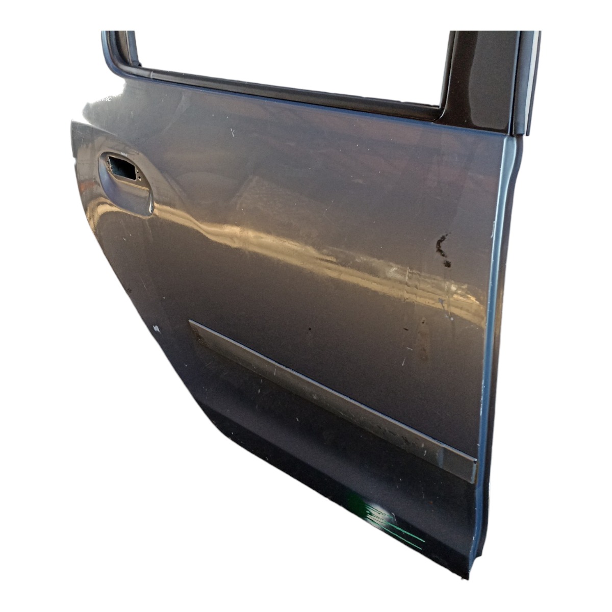 Porta Traseira Direita Renault Logan 2014 A 2023 Filé Traseira Direito Azul 4