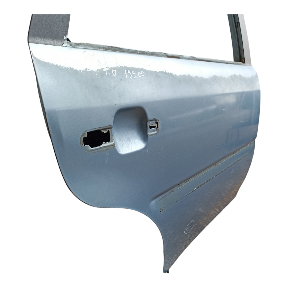 Porta Traseira Direita Gol Parati G2 G3 1996 A 2005  Traseira Direito Azul 5