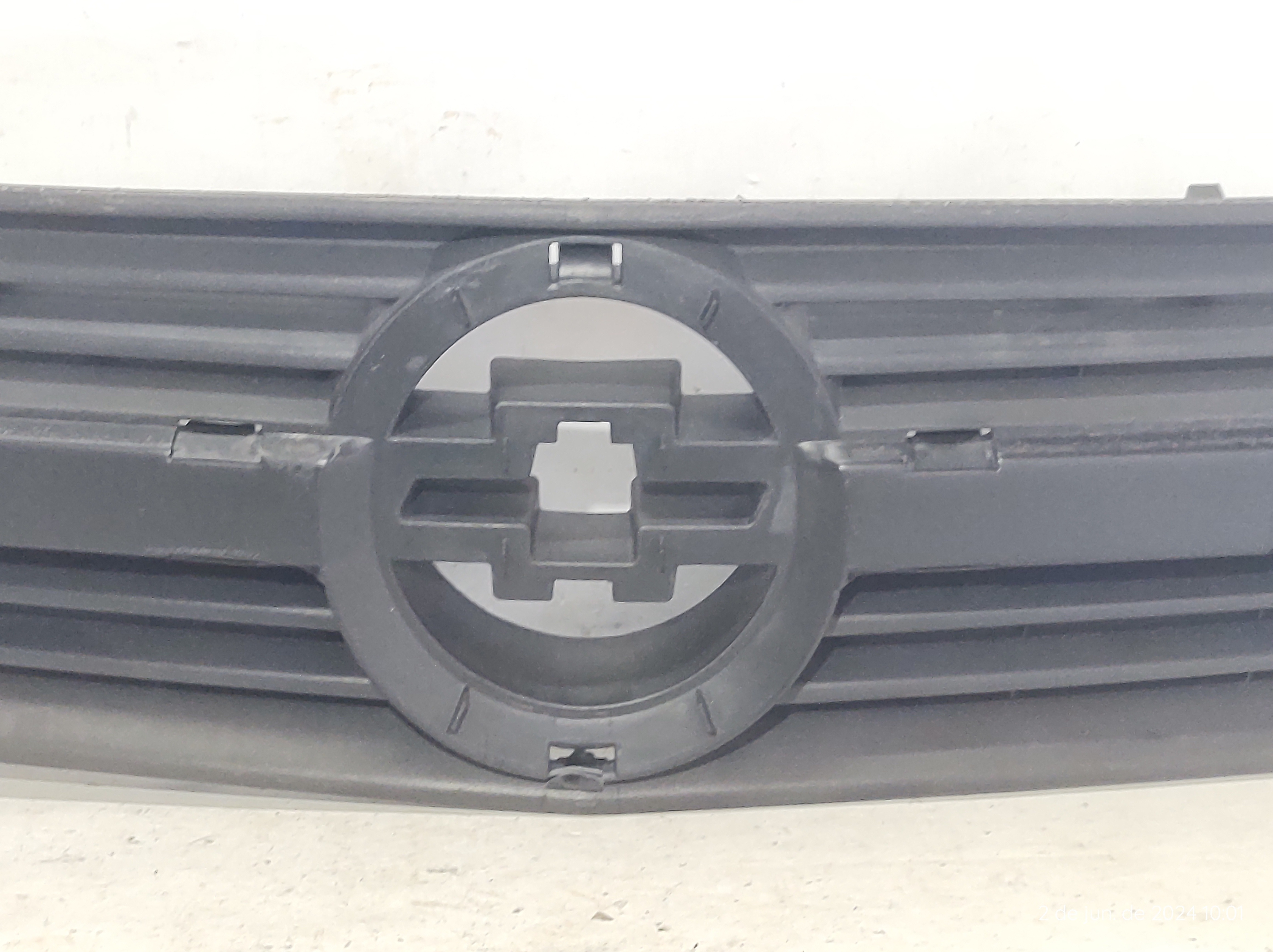 Grade Para-choque Dianteiro Meriva 2 A 12 93319271 Preto Plástico 3