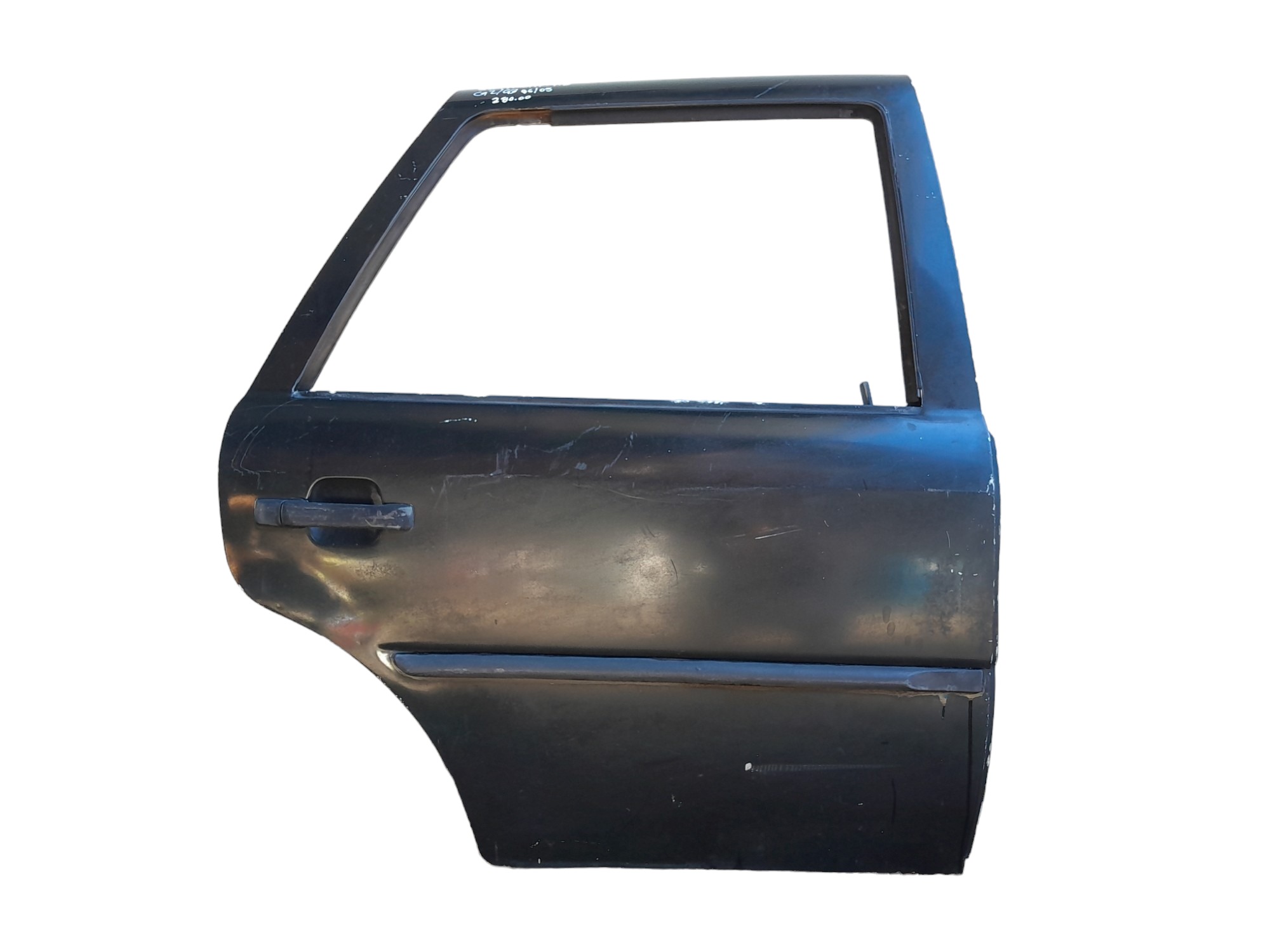 Porta Traseira Direita Gol Parati G2 G3 1996 A 2005  Dianteira Direito Preto 1