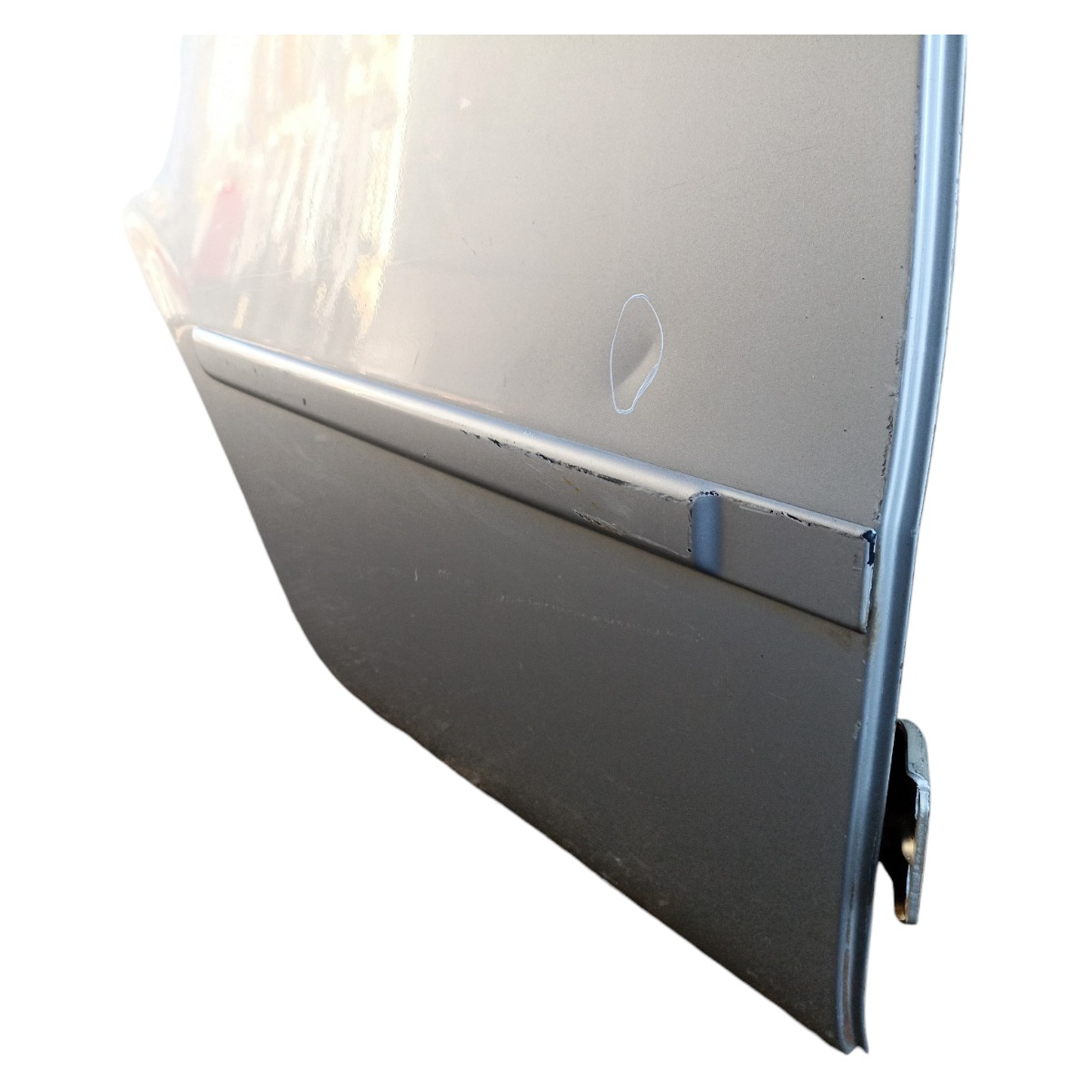 Porta Traseira Direita Fiat Idea 2004/2010 Original Traseira Direito Prata 3
