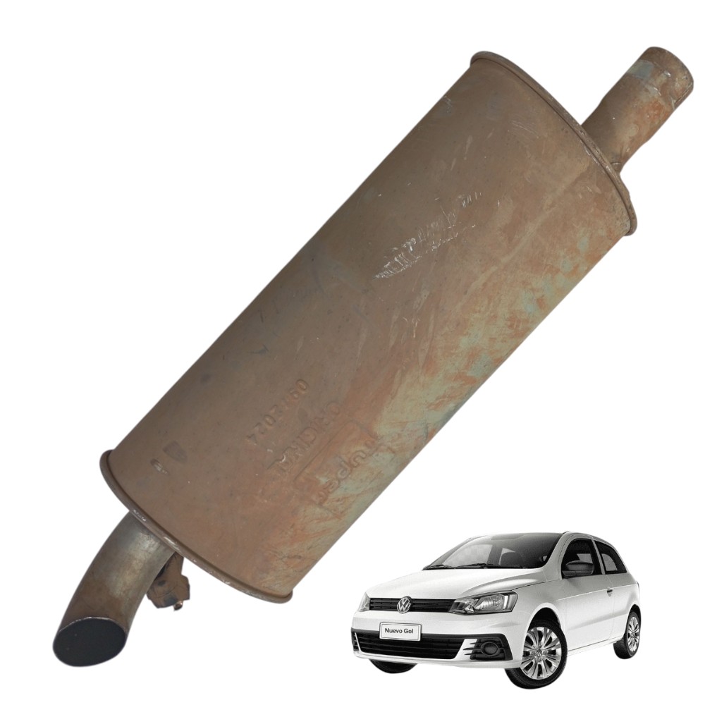 Silêncioso Escapamento Traseiro Gol 1.6 G6 G7 2013 A 2018
