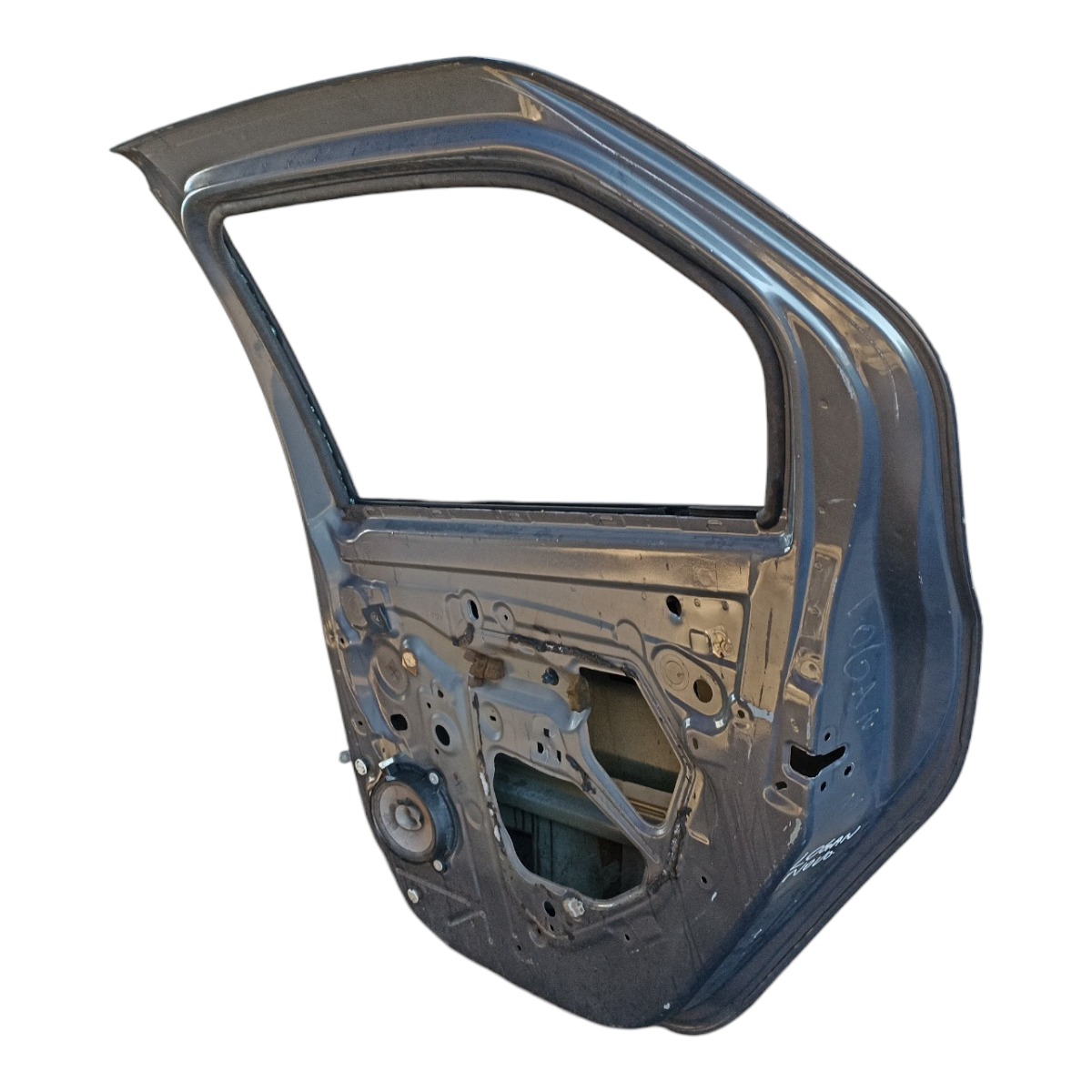 Porta Traseira Direita Renault Logan 2014 A 2023 Filé Traseira Direito Azul 6