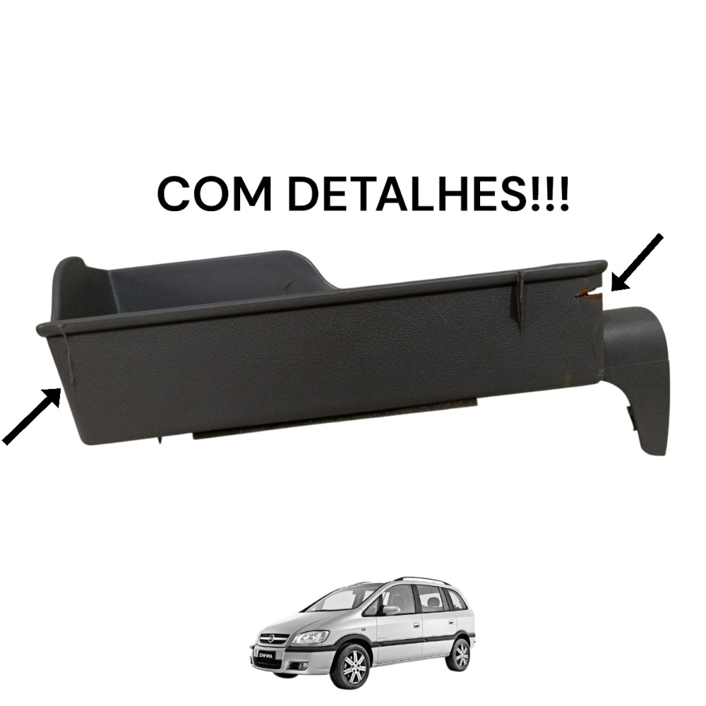 Moldura Porta Objetos Com Detalhes Zafira Dian Esq 2001/2012
