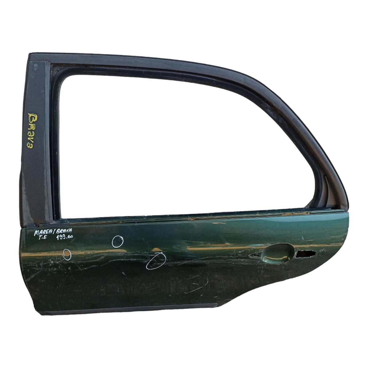 Porta Traseira Esquerda Fiat Marea Brava 1994 Original Traseira Esquerda Verde 4