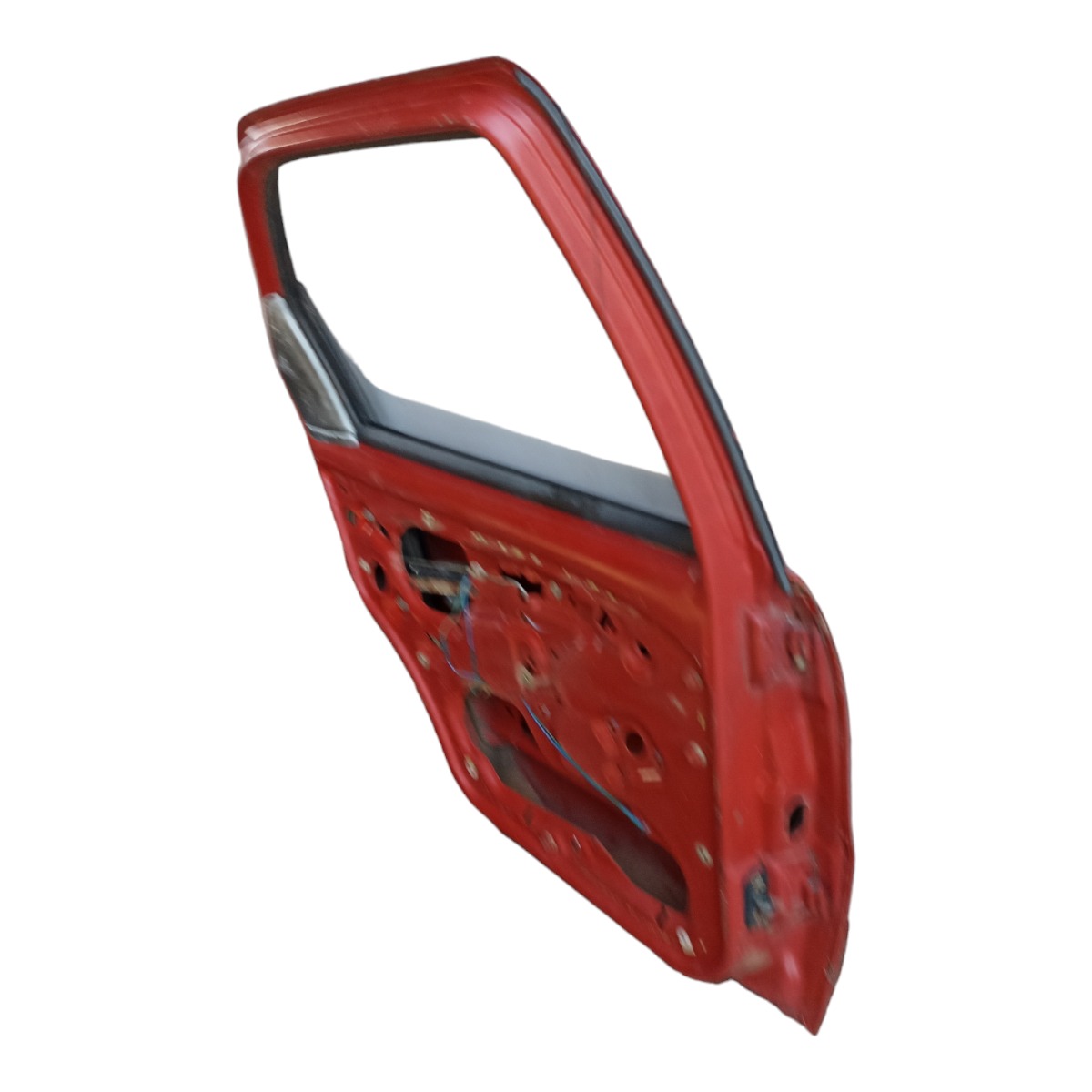 Porta Traseira Esquerda Fiat Palio Siena 1996 A 2003 Traseira Esquerdo Vermelho 6