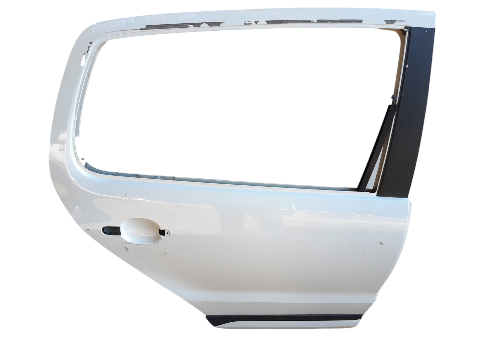 Porta Traseira Direita Vw Crossfox Fox 2016 A 2022 Traseira Direito Branco 4