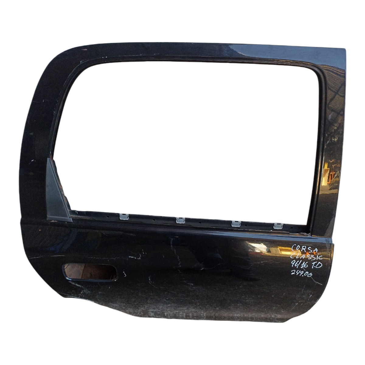 Porta Traseira Direita Corsa Classic 1996 A 2016 Original Traseira Direito Preto 2