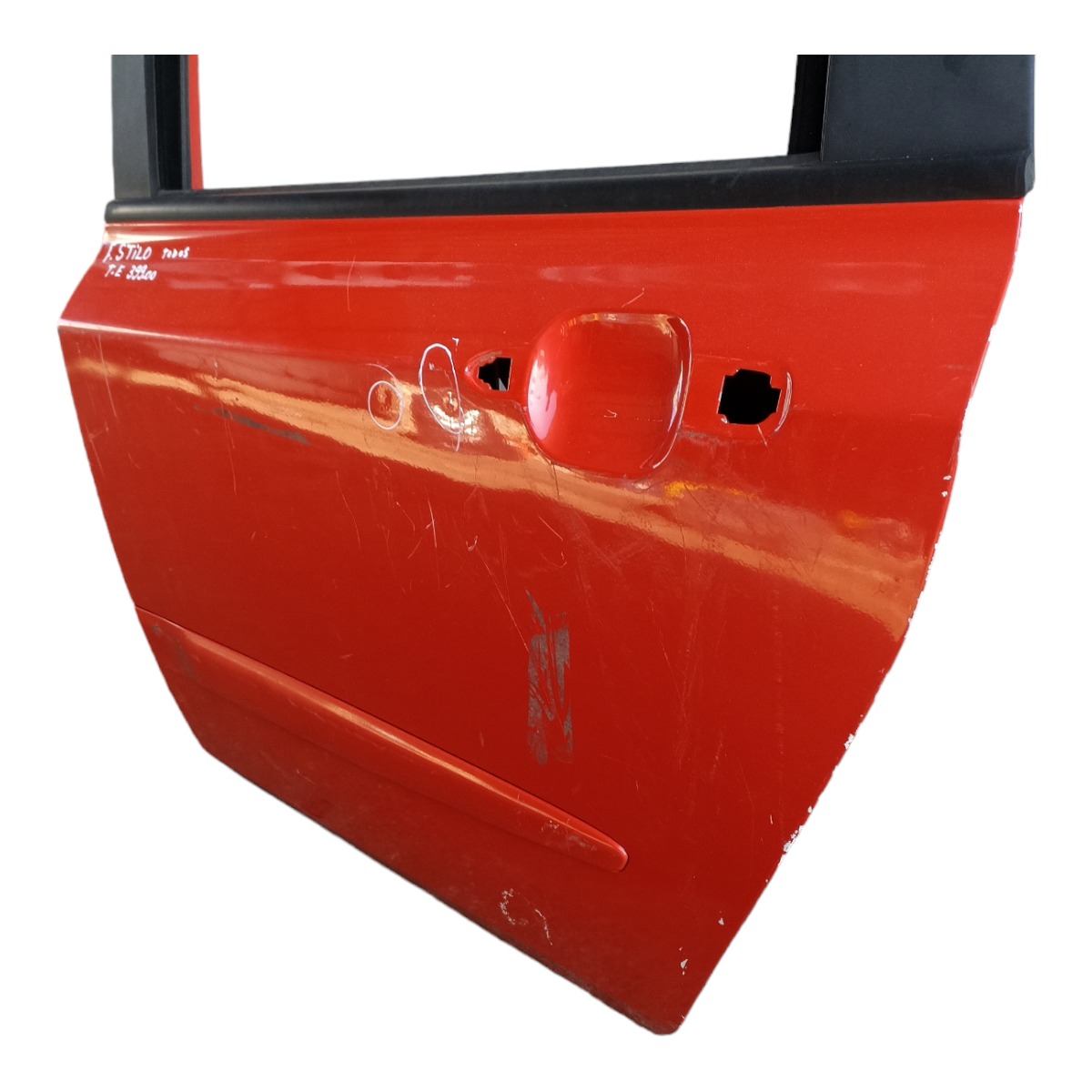 Porta Traseira Esquerda Fiat Stilo Todos Modelos Traseira Esquerdo Vermelho 4