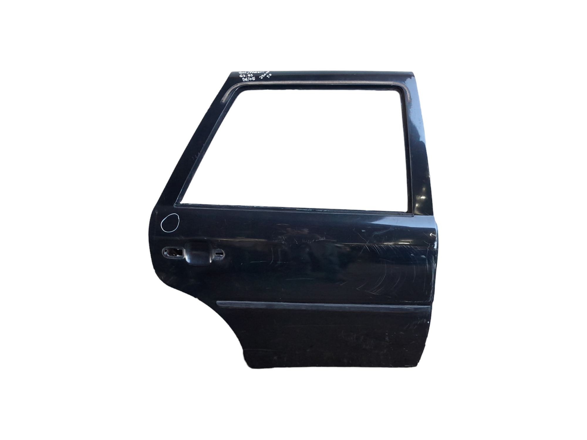 Porta Traseira Direita Volkswagen Gol Parati G2 G3 96/05 Traseira Direita Preto