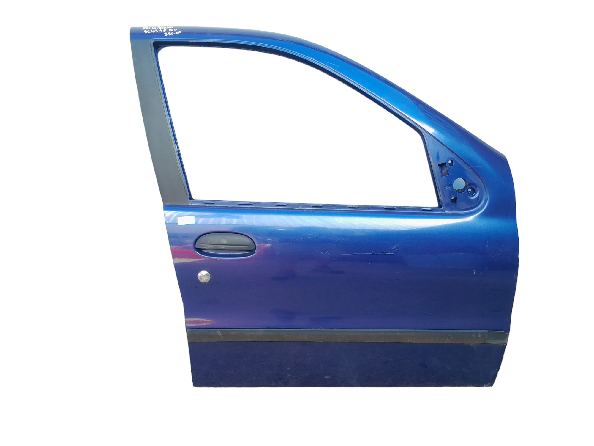 Porta Dianteira Direita Fiat Siena Palio 1996 A 2003  Dianteira Direito Azul
