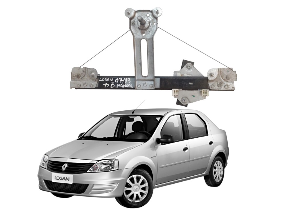 Maquina Vidro Manual Traseiro Direito Logan 2007 A 2013 1