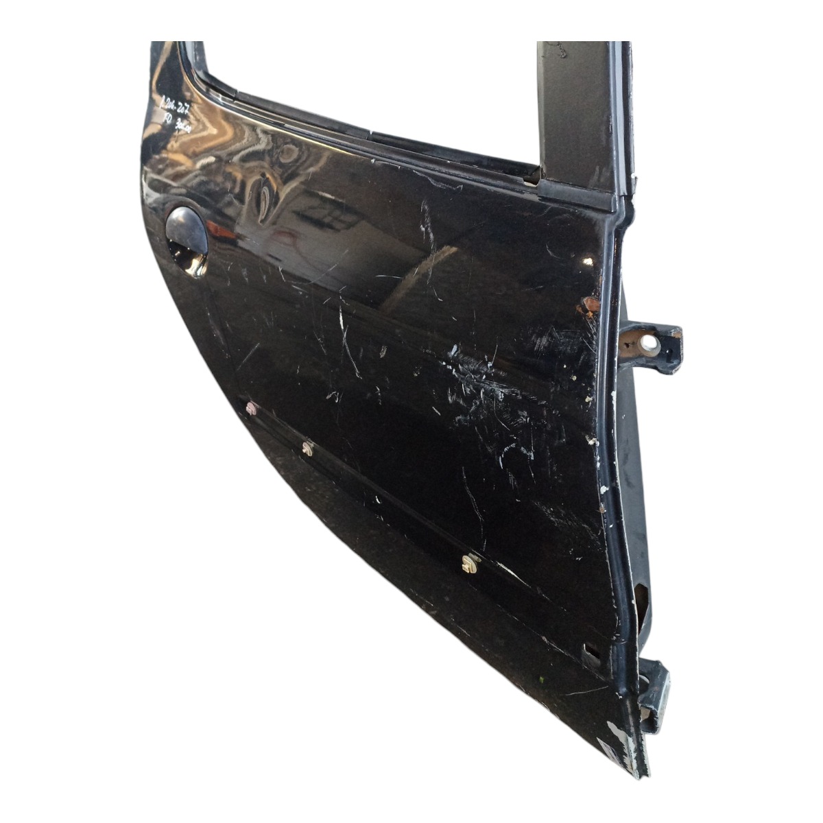 Porta Traseira Direita Peugeot 206 207 Bom Estado Traseira Direito Preto 3