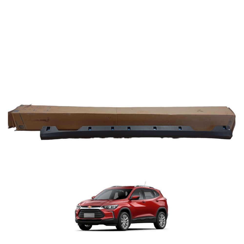 Moldura Gm Tracker Soleira Lateral Direita 2021 2022 2023 Preto