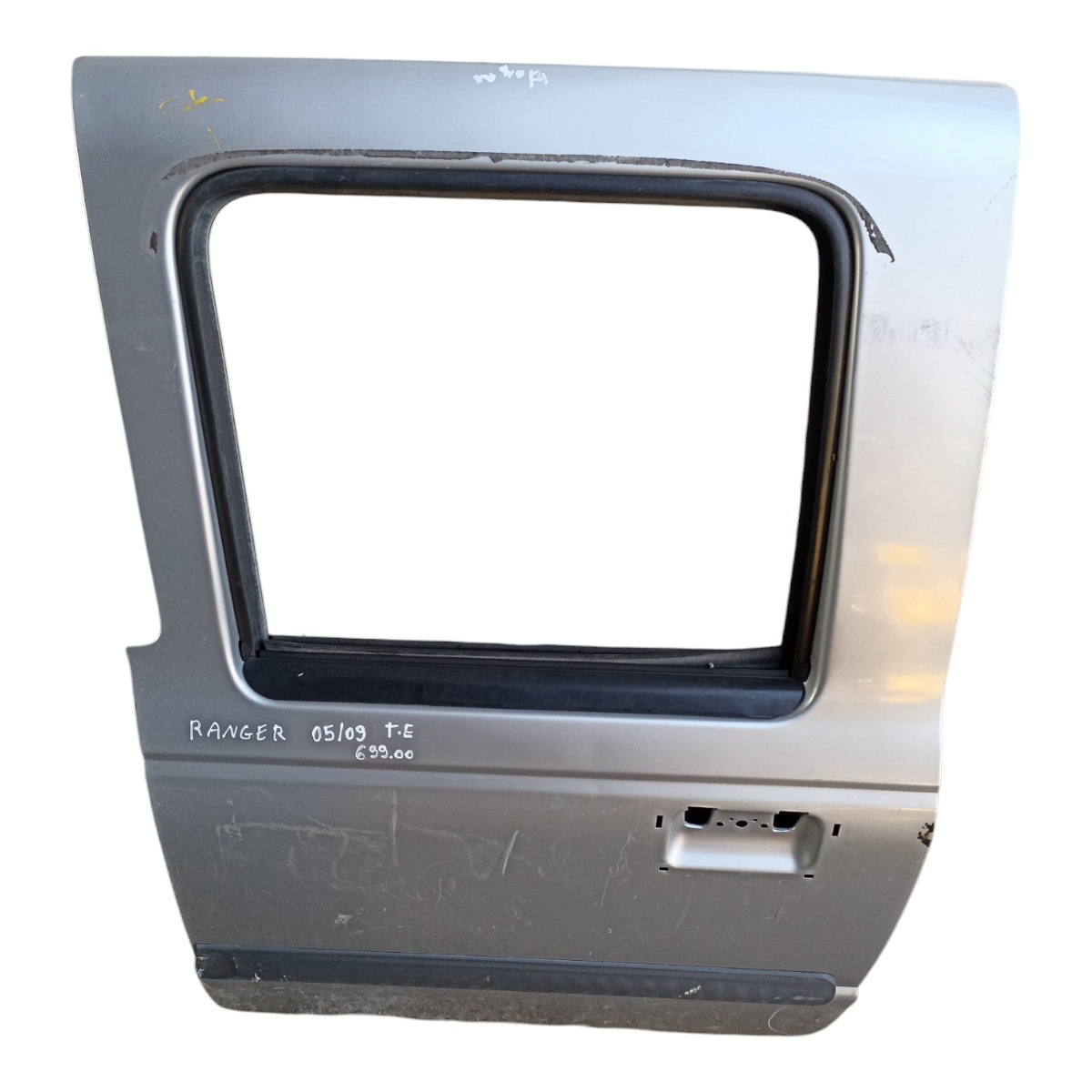 Porta Traseira Esquerda Ford Ranger 2005 06 07 08 09 Traseira Esquerda Prata 2