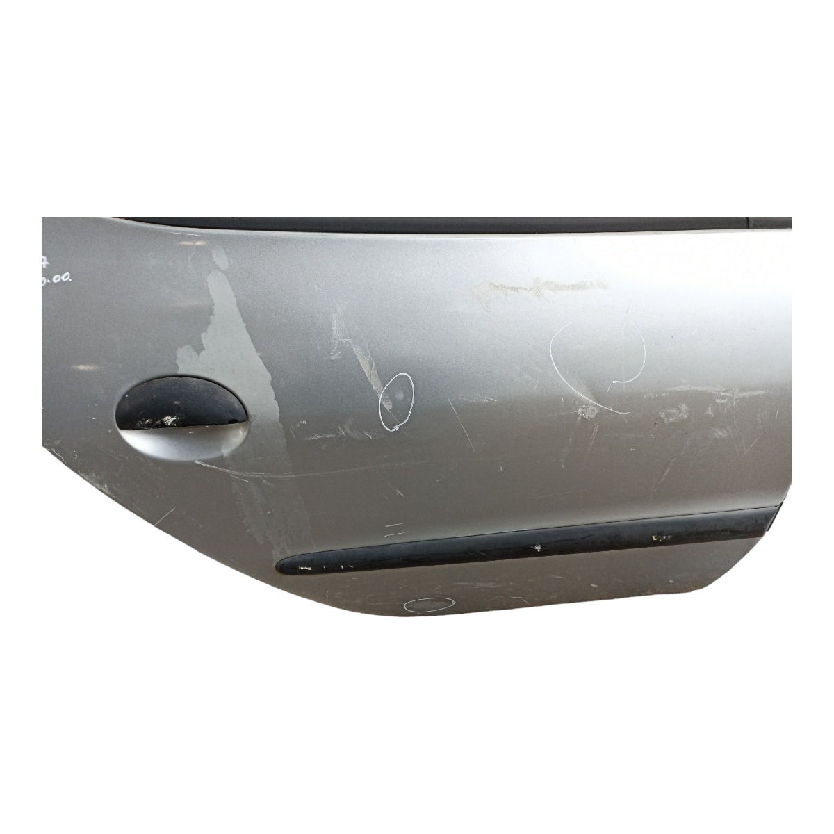 Porta Traseira Direita Peugeot 206 207 Com Detalhes Traseira Direito Prata 3
