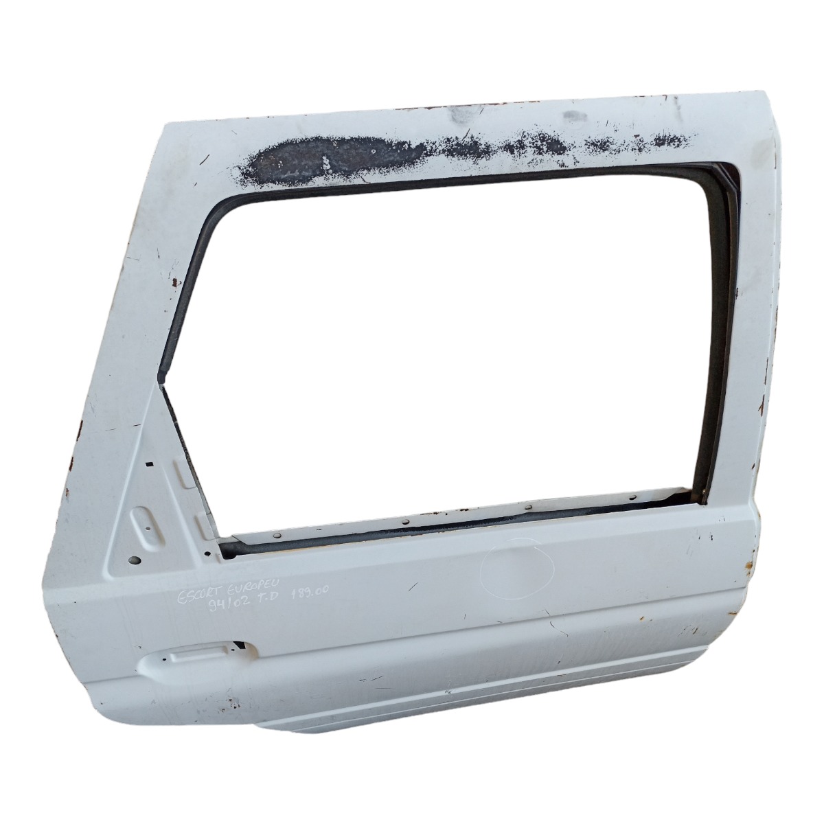 Porta Traseira Direita Ford Escort Europeu 1994 A 2002 Traseira Esquerdo Branco 4